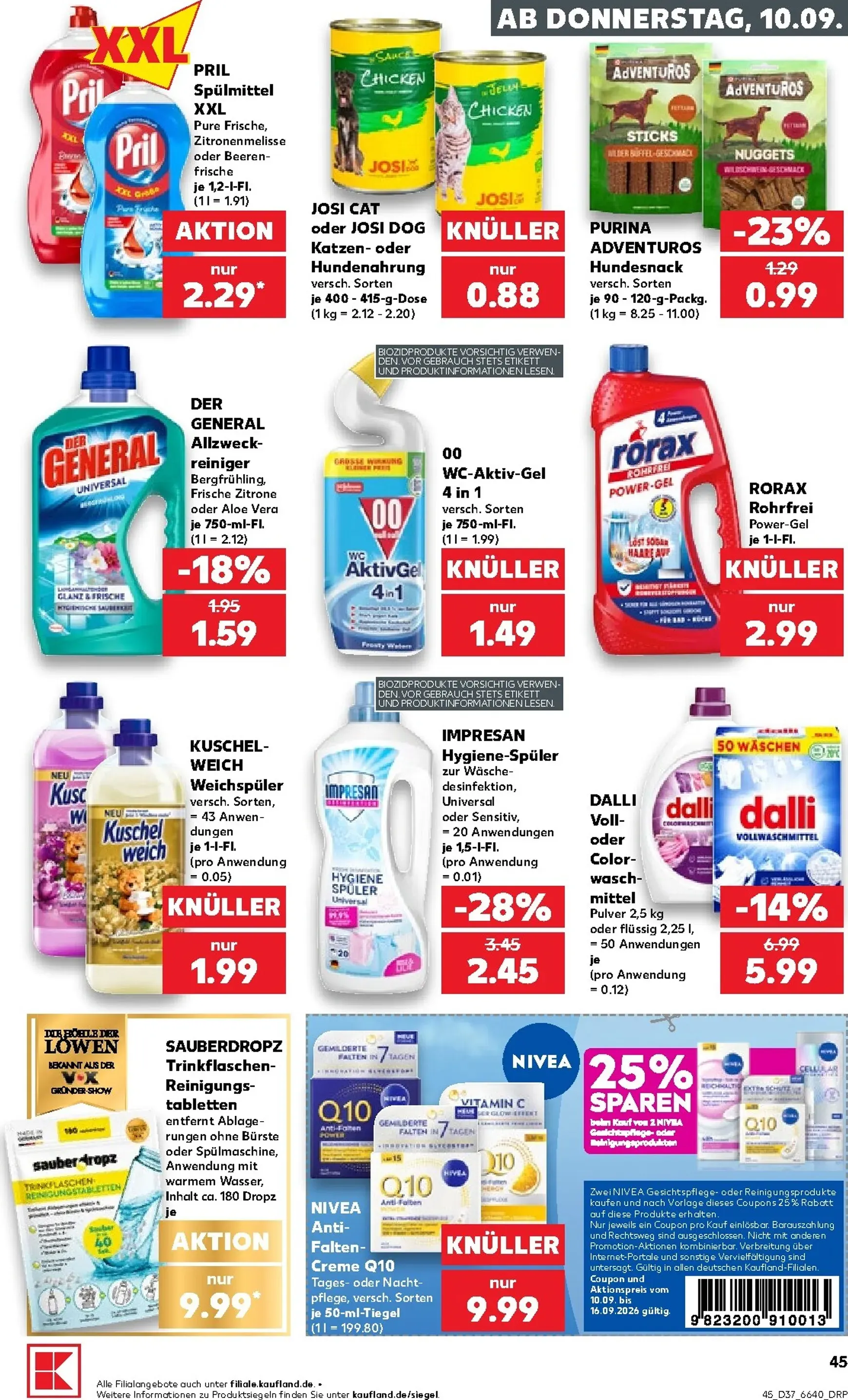 Kaufland Prospekt nächste Woche – von Donnerstag 10.09.2026 bis Mittwoch 16.09.2026 von 10. September bis 16. September 2026 - Prospekt seite 46