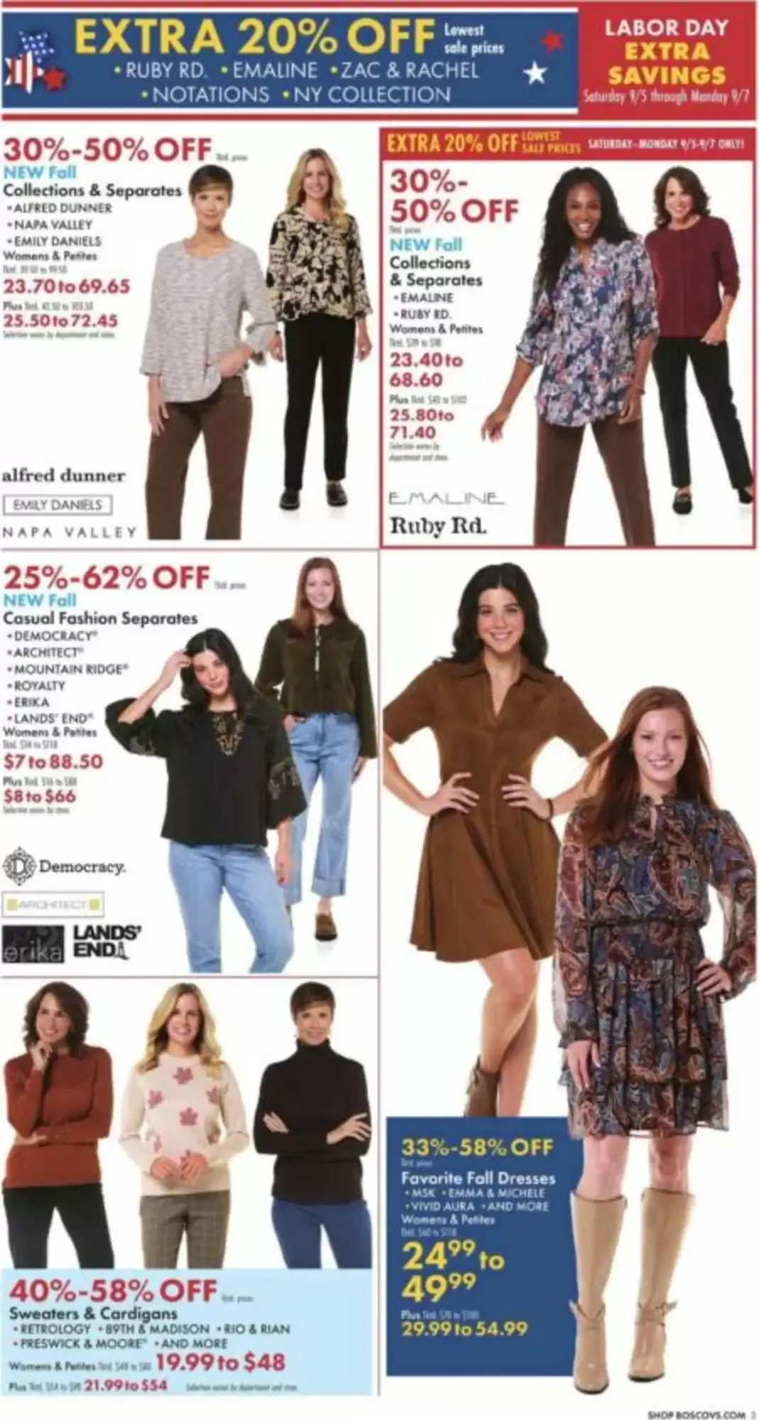 Weekly ad Boscov's Labor Day Extra Savings from September 3 to September 9 2026 - Page 3