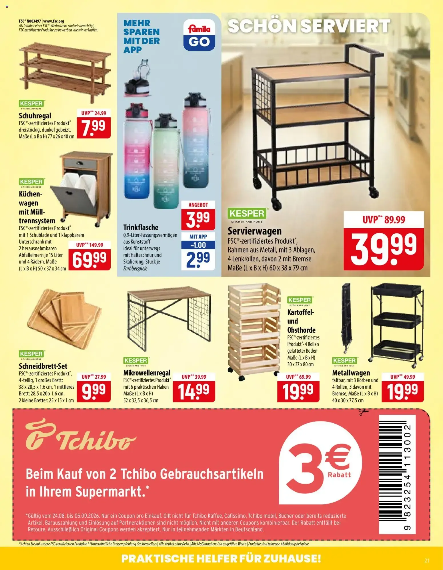 Famila Prospekt (ab 24.08.2026) zum Blättern von 24. August bis 29. August 2026 - Prospekt seite 21