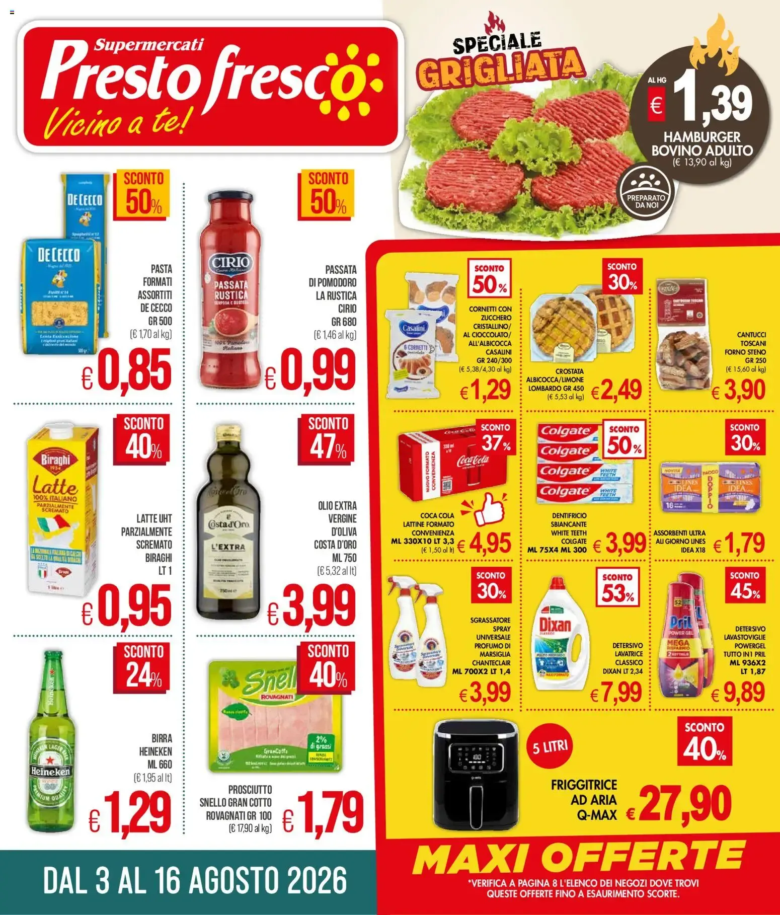 Presto Fresco volantino dal 03/08/2026 - online Offerte