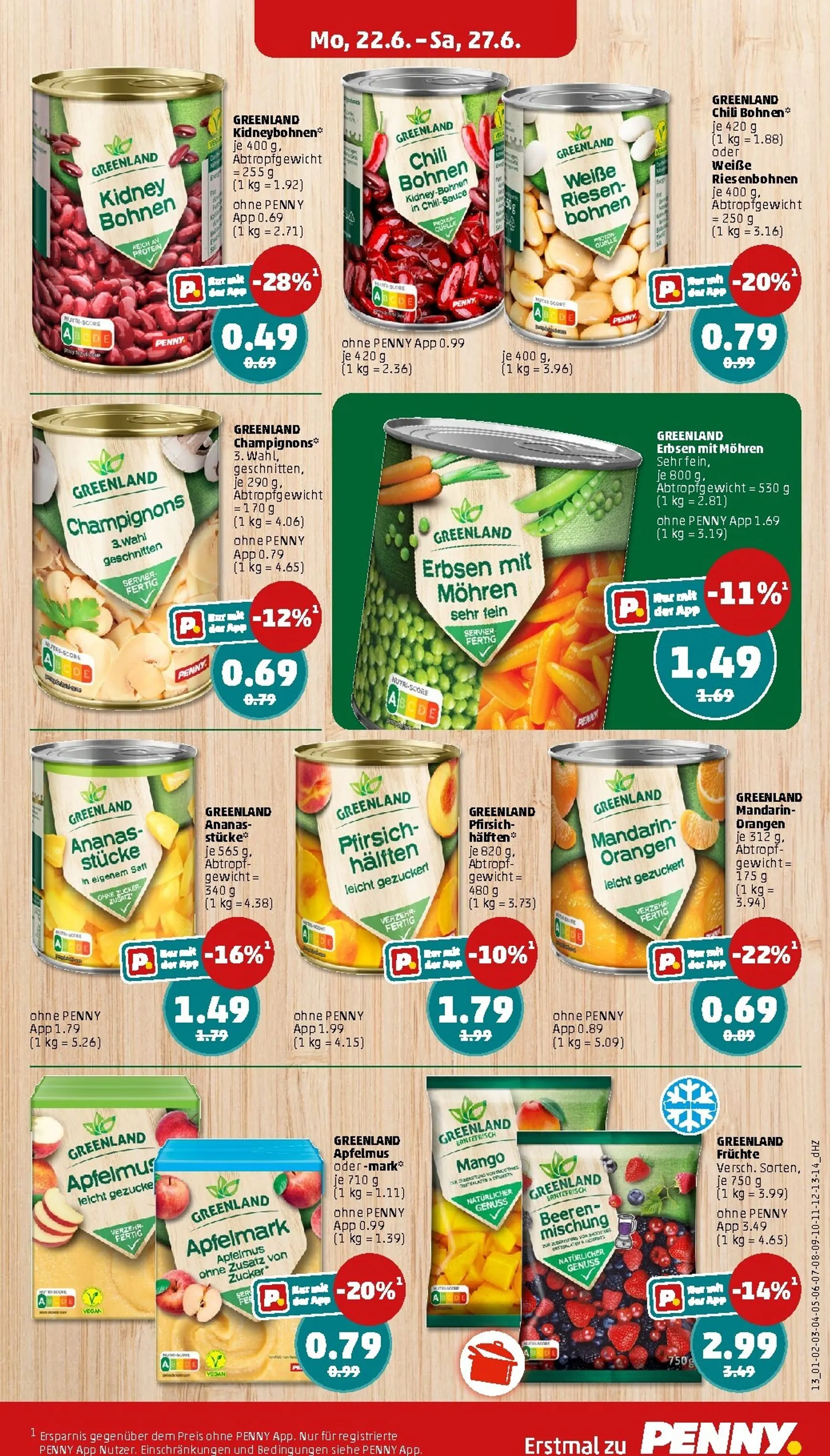PENNY Prospekt nächste Woche – von Montag 22.06.2026 bis Samstag 27.06.2026 von 22. Juni bis 27. Juni 2026 - Prospekt seite 13