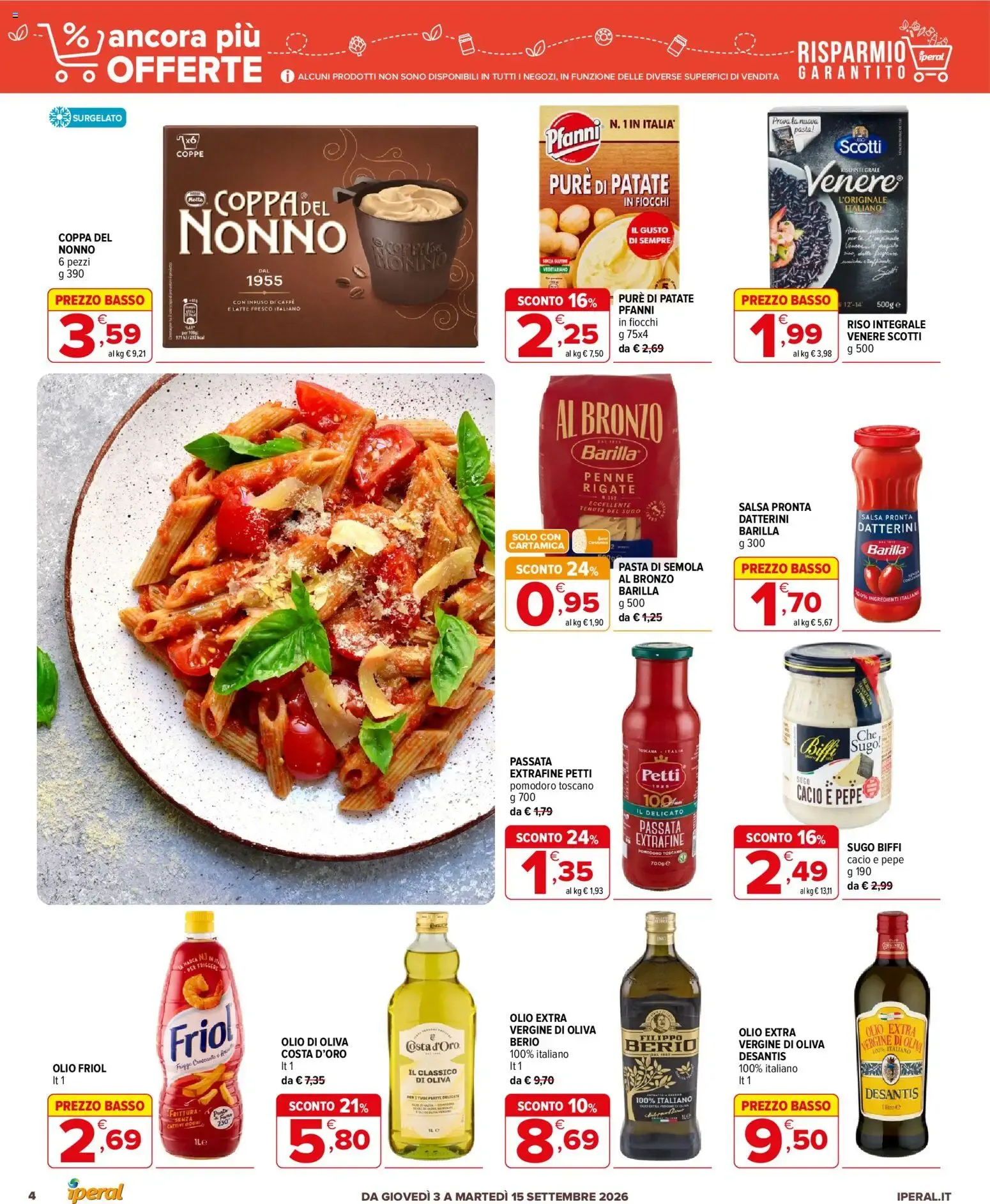Nuovo Iperal volantino Ancora Più Offerte dal 03/09/2026 > offerte anteprima 🛍️ da 3 settembre a 15 settembre di 2026 - Pagina del volantino 4