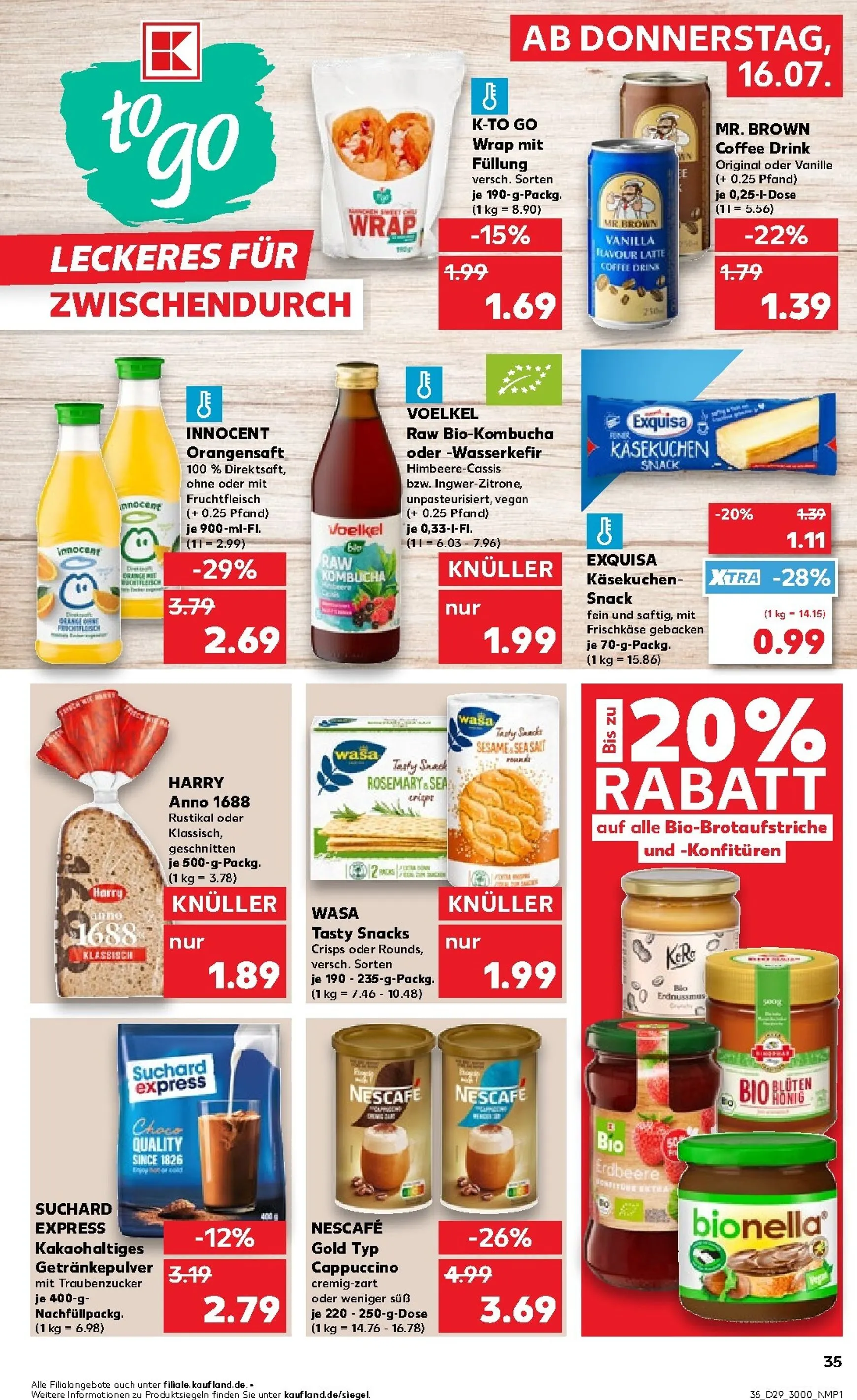 Kaufland Prospekt nächste Woche – von Donnerstag 16.07.2026 bis Mittwoch 22.07.2026 von 16. Juli bis 22. Juli 2026 - Prospekt seite 36