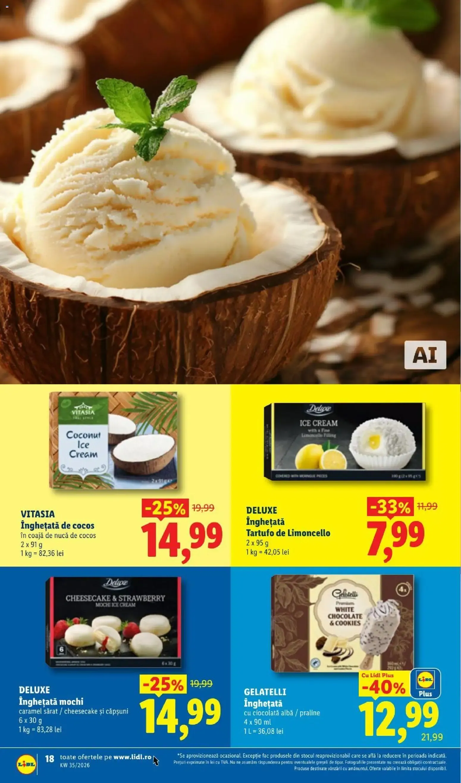 Catalog LIDL: Ieftin și înainte, și după ziua de salariu (Ofertas del 24 al 30 de agosto de 2026) de la 24 august până la 30 august 2026 - Revista Pagina 18