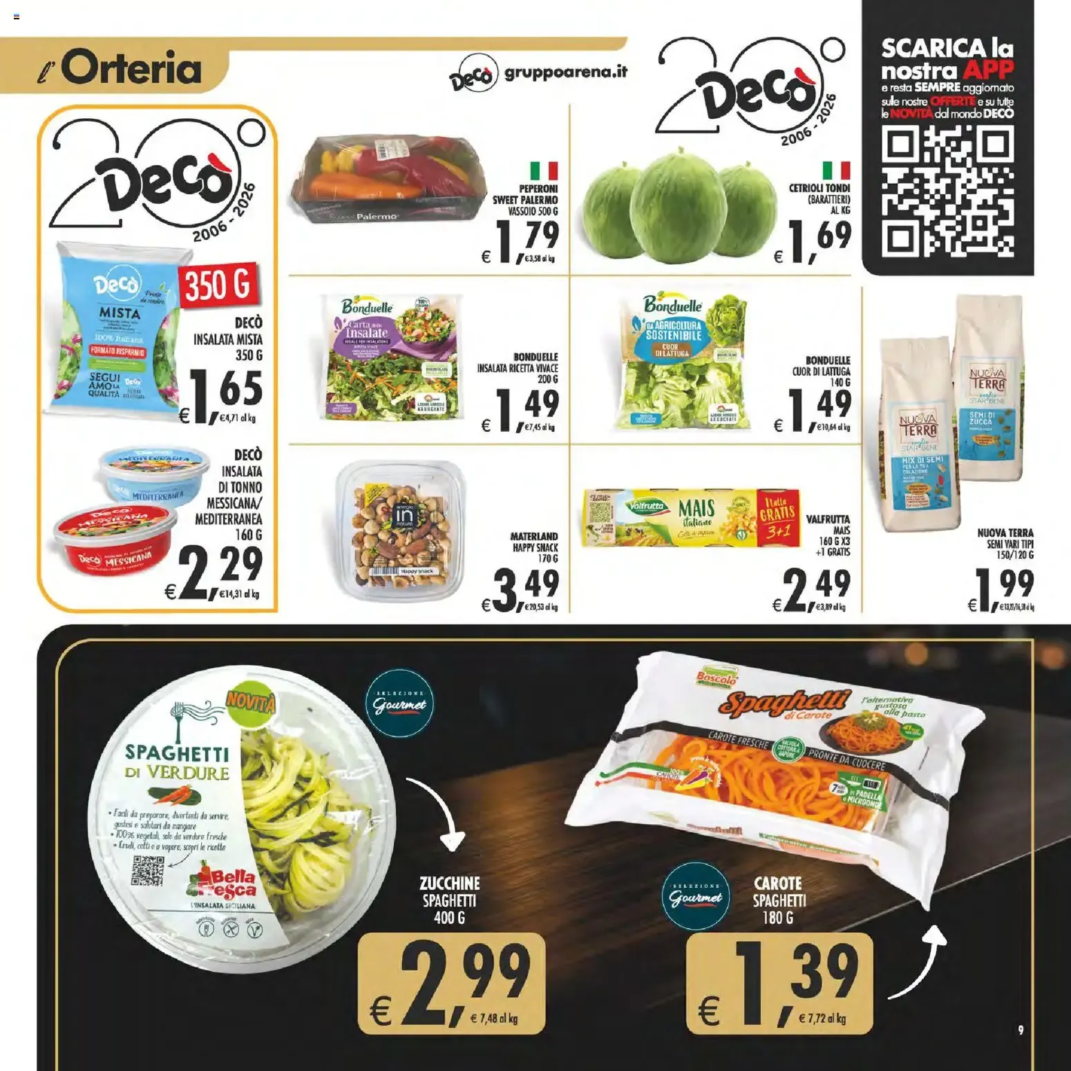 Nuovo Decò volantino Gourmet Sicilia dal 11/08/2026 > offerte anteprima 🛍️ da 11 agosto a 20 agosto di 2026 - Pagina del volantino 9