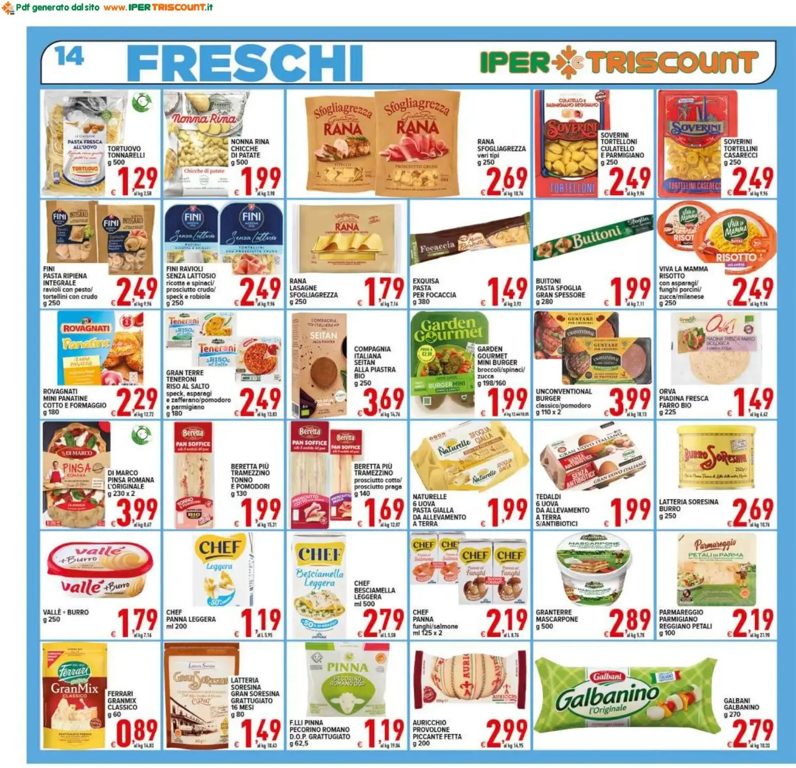 Ipertriscount volantino dal 21/08/2026 - online Offerte da 21 agosto a 1 settembre di 2026 - Pagina del volantino 14