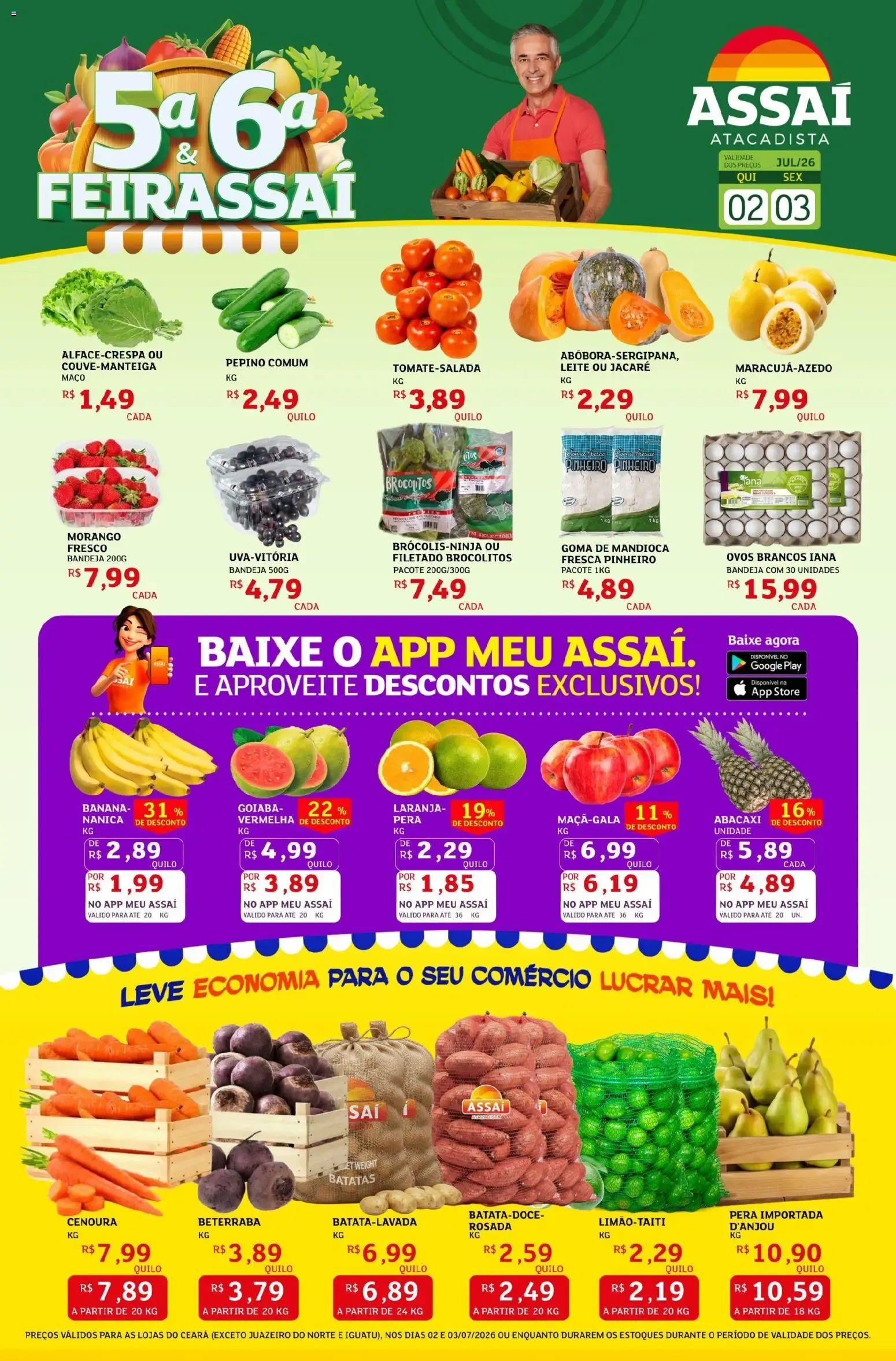 Encarte de 5a & 6a FEIRASSAI - Assaí Atacadista 2 de julho até 3 de julho 2026 - Pagina 1