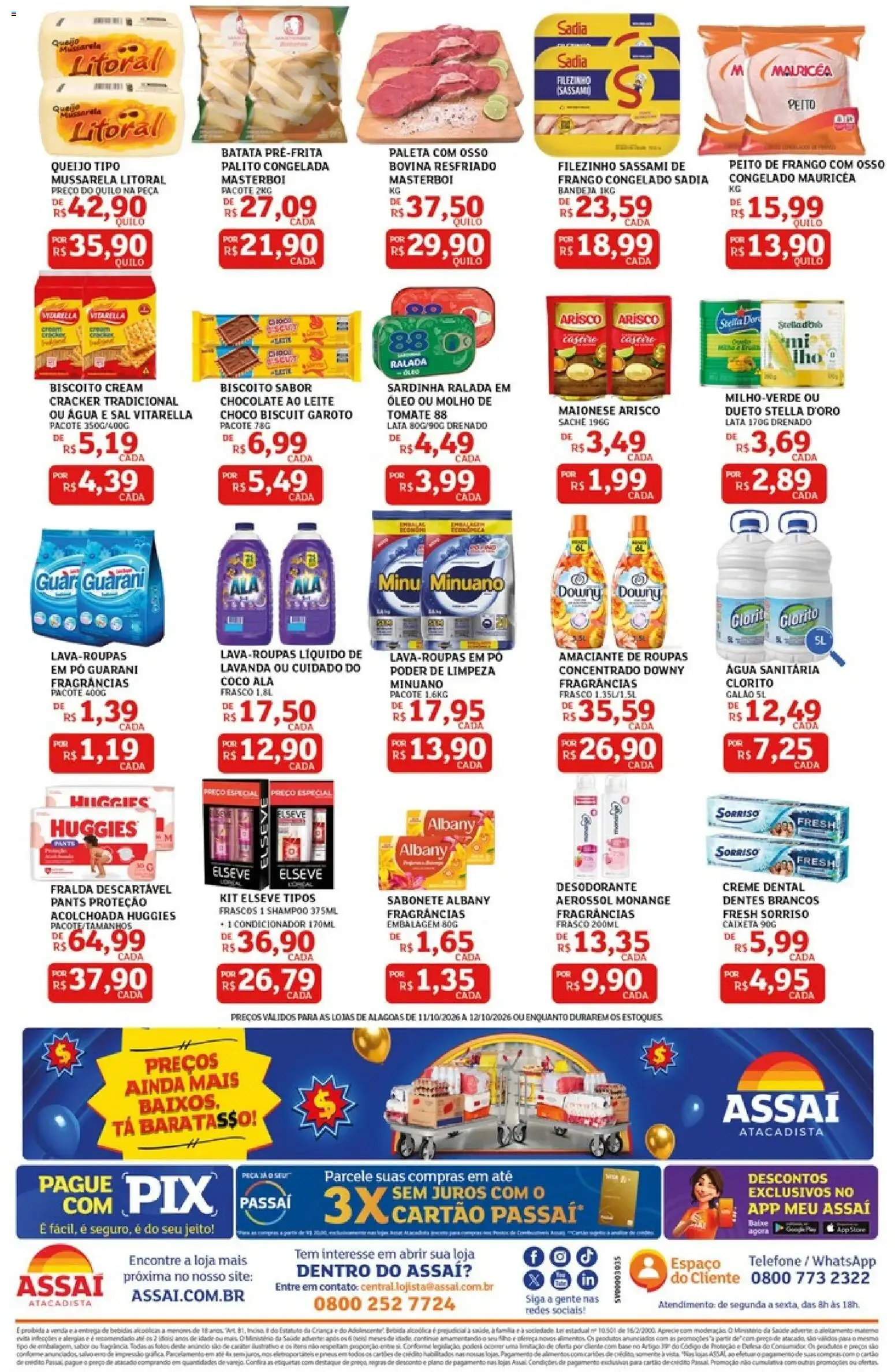 Encarte de Assaí Atacadista ofertas - AL de 11/10/2026 | Promoções Online 11 de outubro até 12 de outubro 2026 - Pagina 2