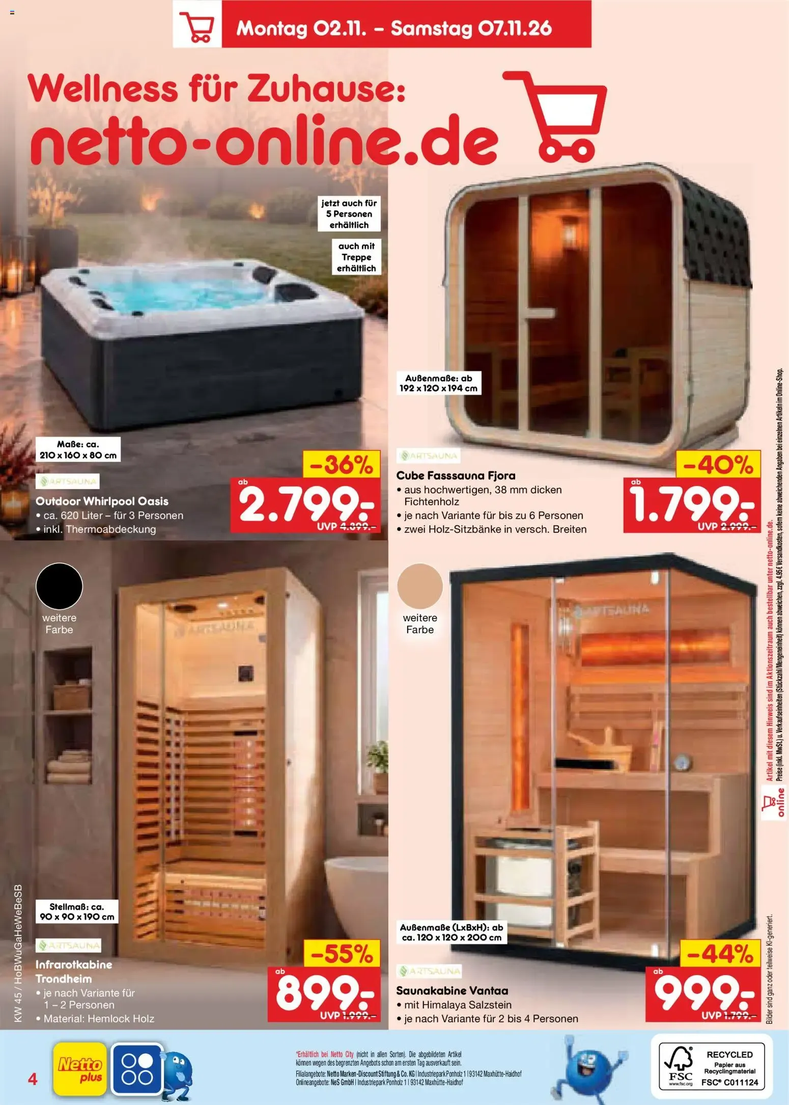 Netto Marken-Discount Prospekt (ab 02.11.2026) » Angebote von 2. November bis 7. November 2026 - Prospekt seite 43