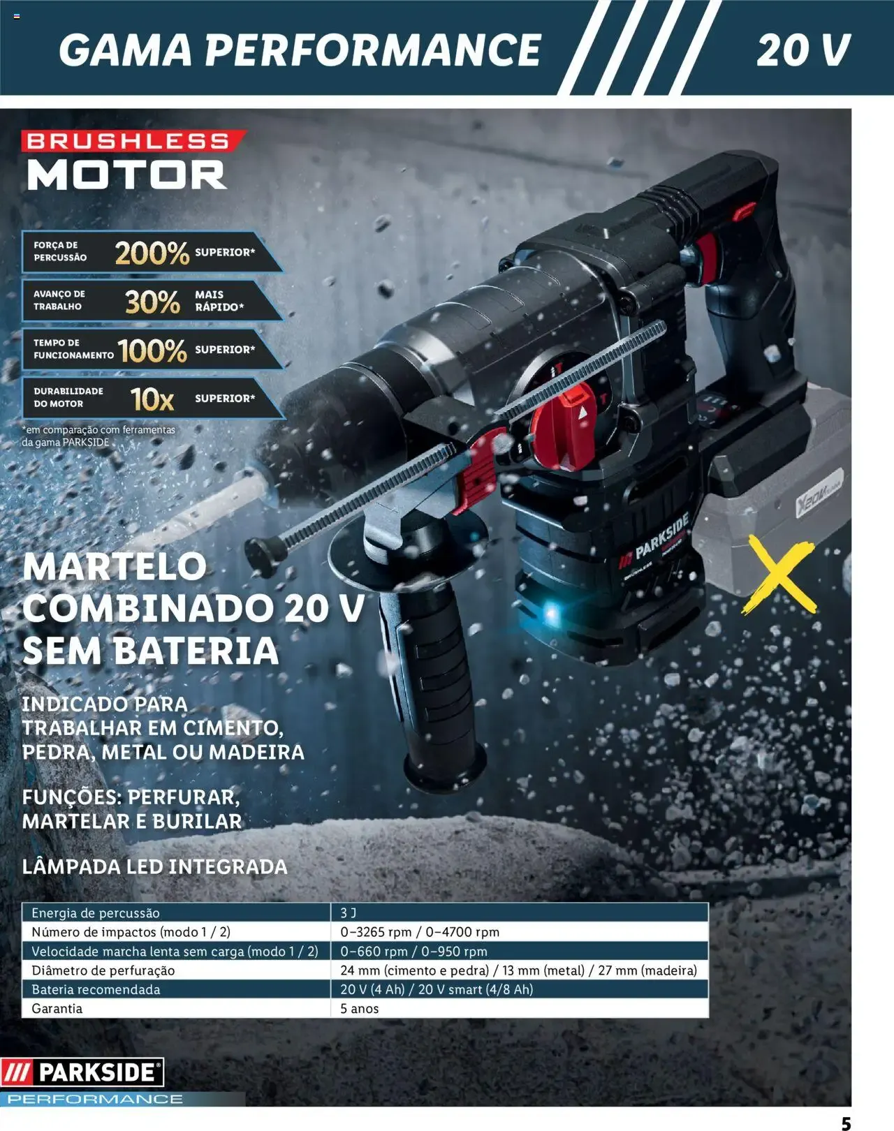 Folheto Lidl Parkside: Baterias e Ferramentas para todas as tarefas de 2 de fevereiro até 31 de dezembro 2026 - Pagina 5