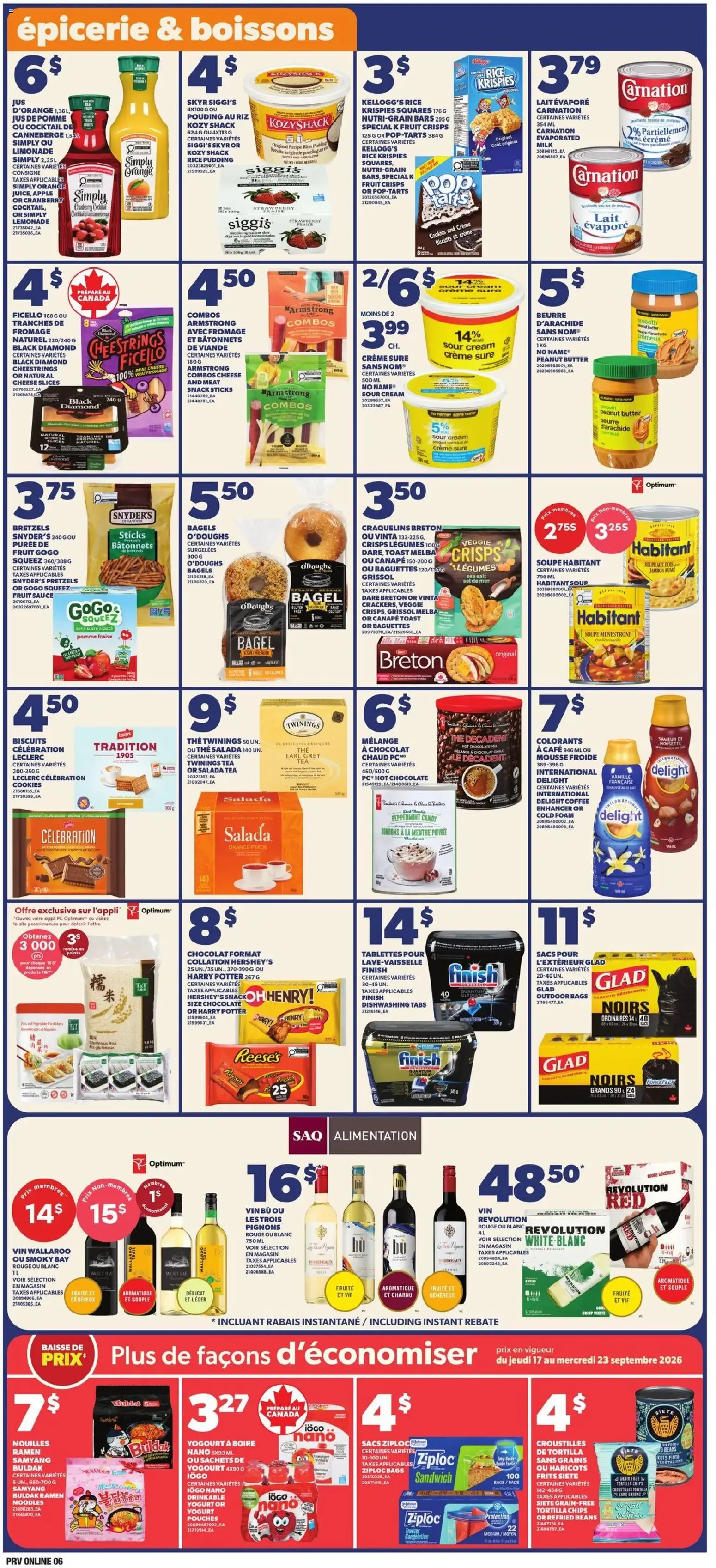 Provigo weekly flyer / circulaire from Sep 17, 2026 > weekly specials & deals from September 17 to September 23 2026 - flyer page 7