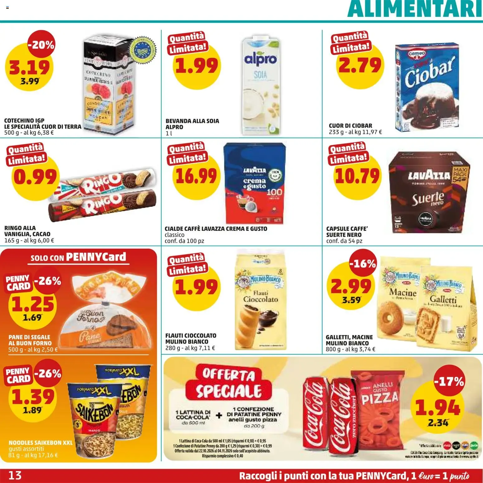 Penny: Ofertas Shock da 22 ottobre a 4 novembre di 2026 - Pagina del volantino 13