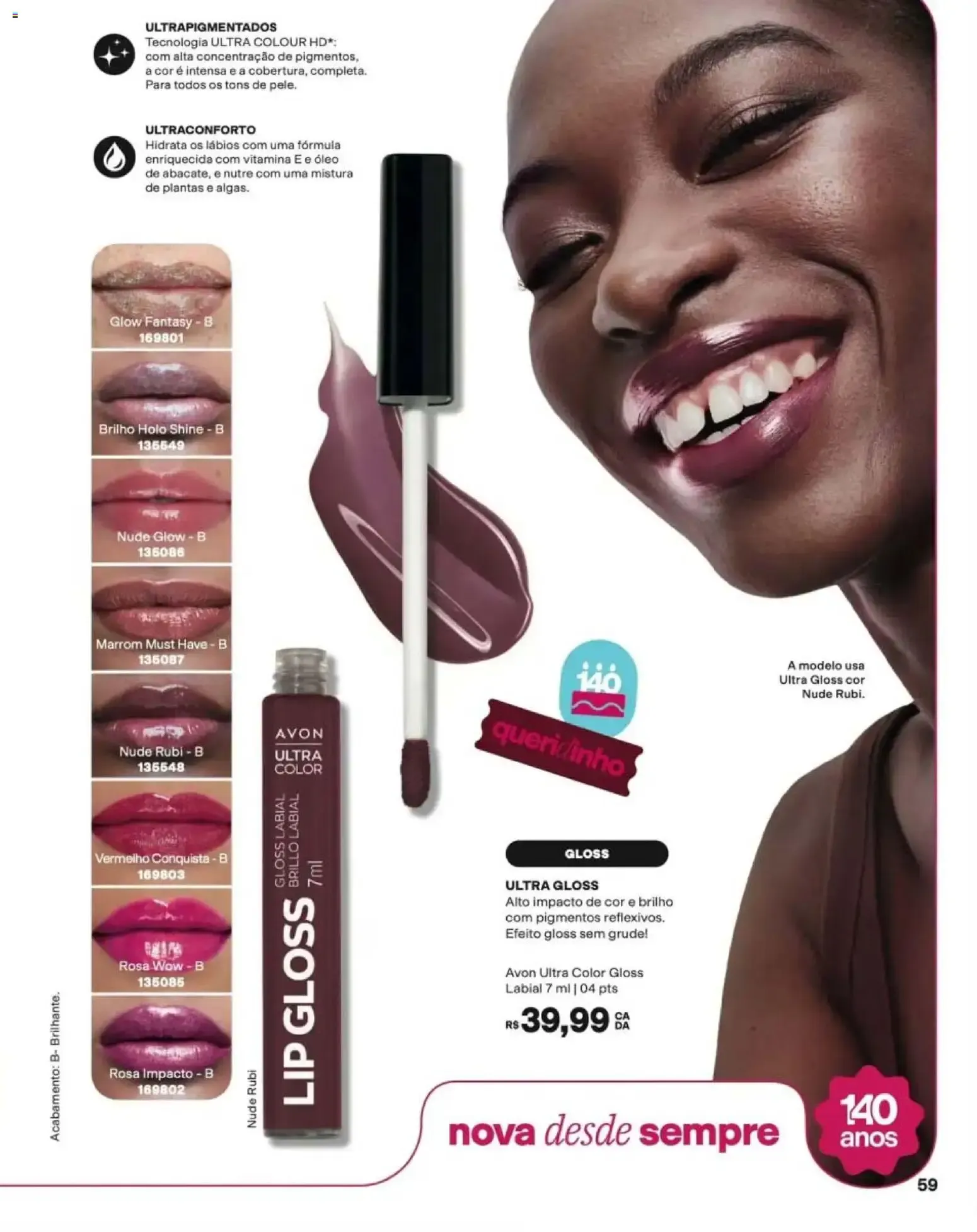 Encarte de Revista Avon - Chegou Renew Menopro - Ciclo 16/2026 12 de outubro até 2 de novembro 2026 - Pagina 59
