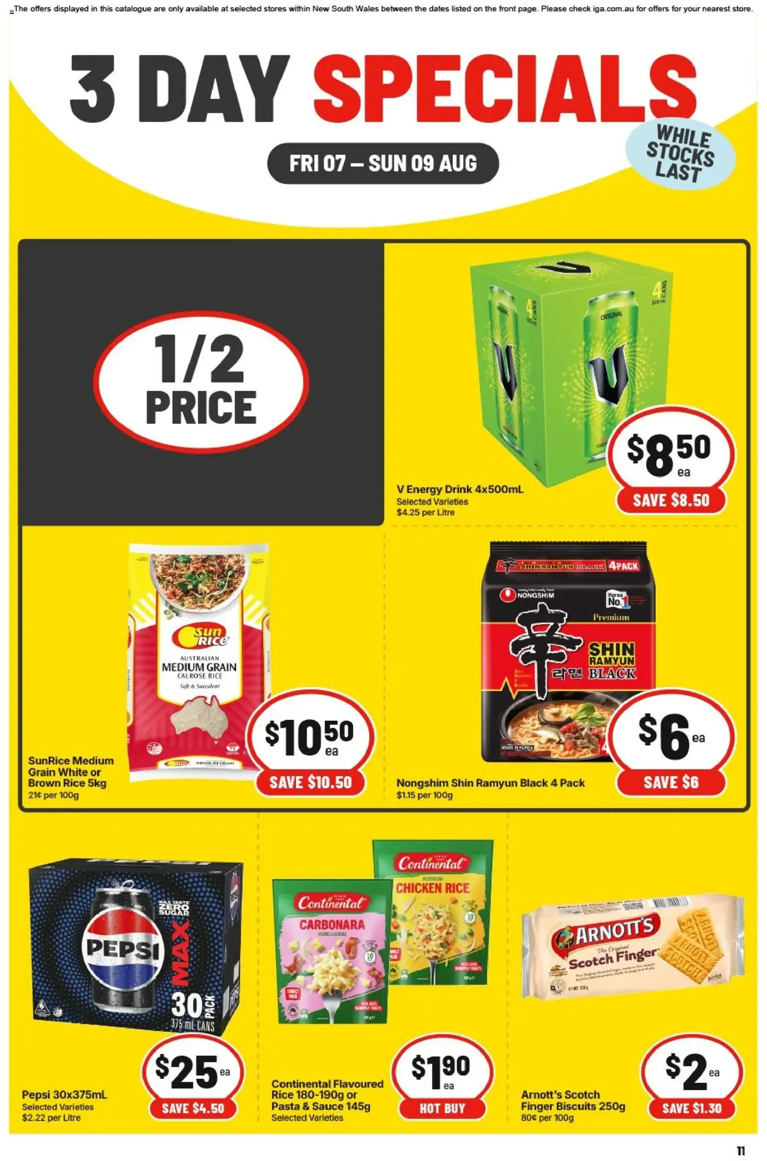 3 DAY SPECIALS - Catalogue valid from 7 August to 9 August 2026 - page 3