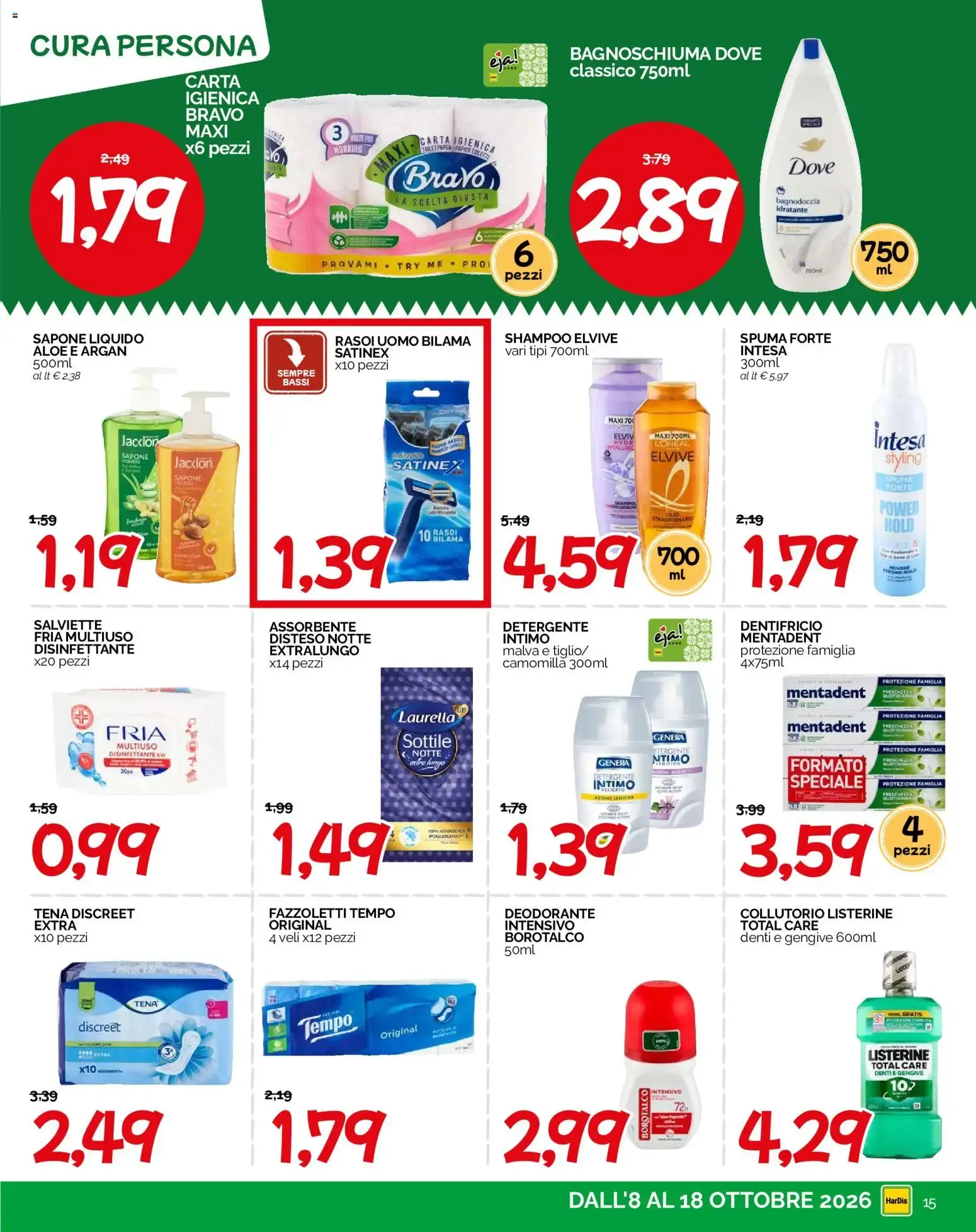 HarDis volantino dal 08/10/2026 - online Offerte da 8 ottobre a 18 ottobre di 2026 - Pagina del volantino 15