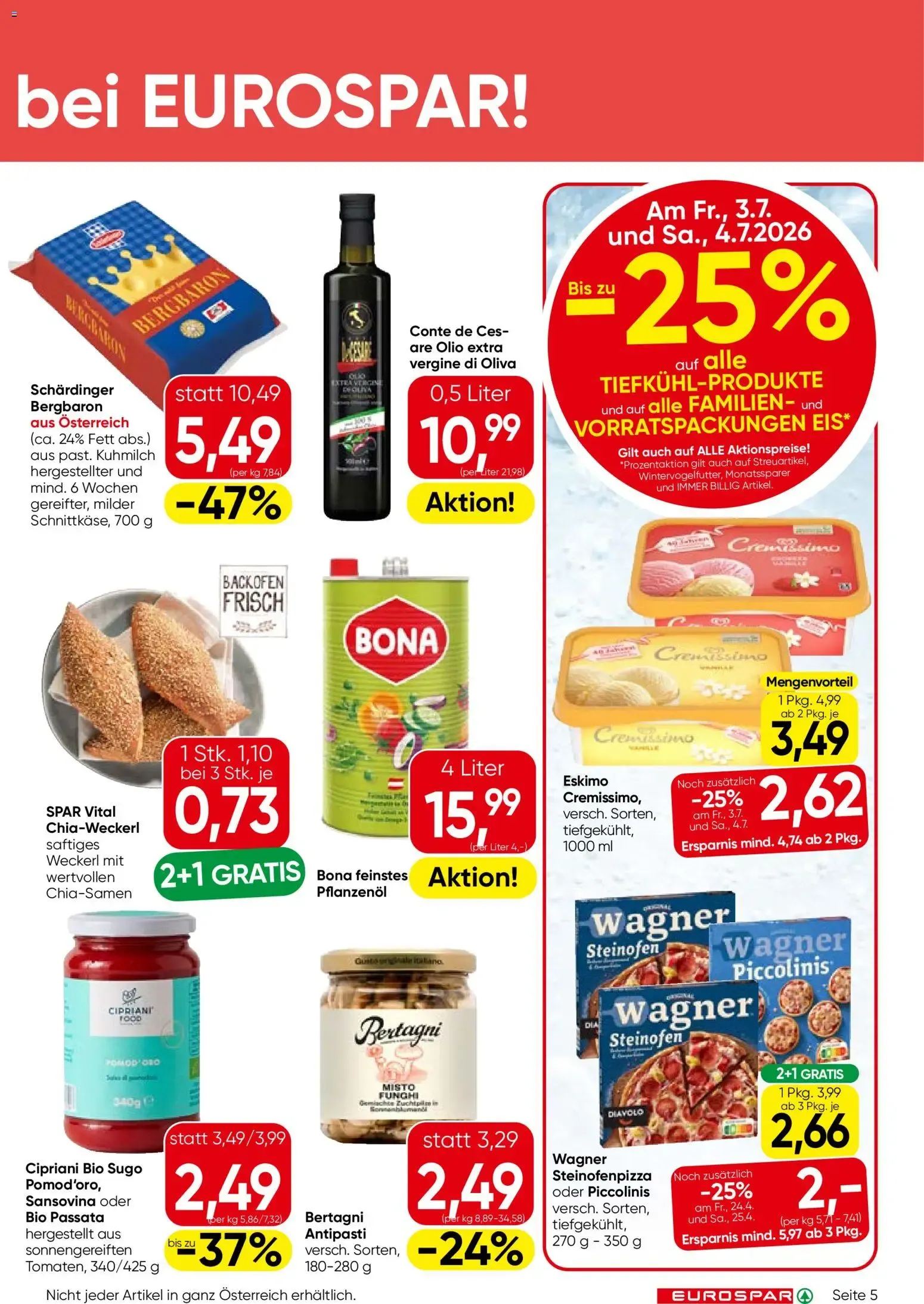 Eurospar Flugblatt von 01.07.2026 - Aktuelle Angebote von 1. Juli bis 15. Juli 2026 - Flugblätt seite  5