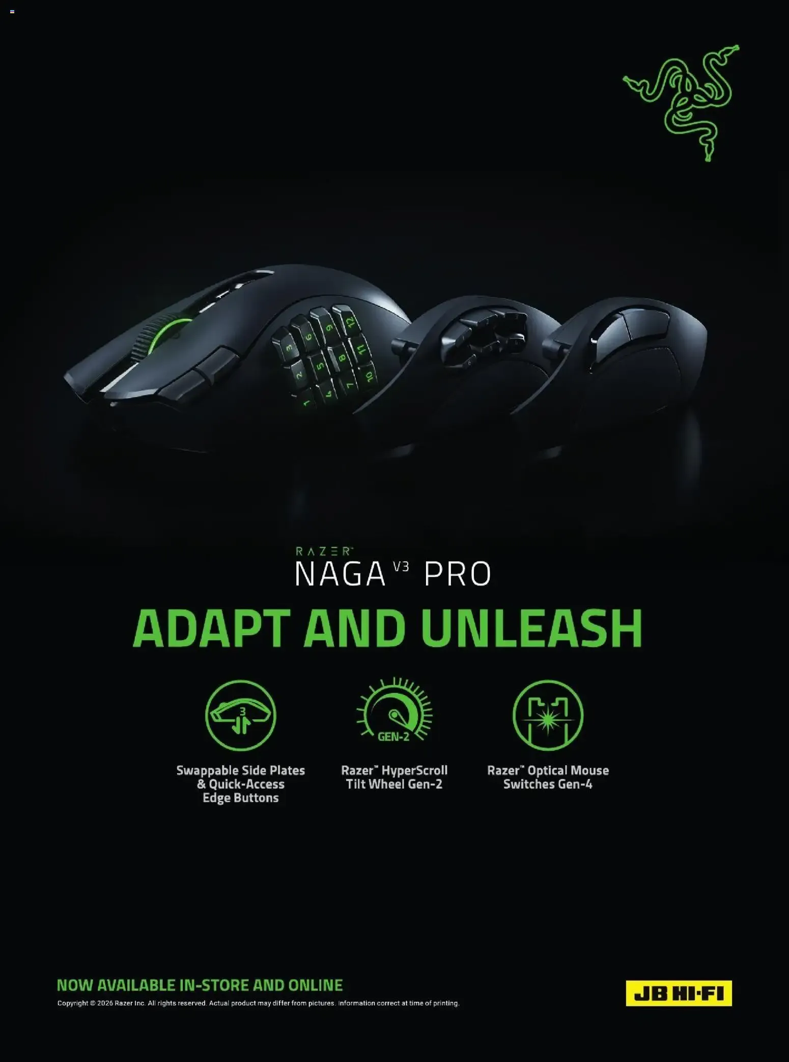 Razer Naga V3 Pro - Catalogue valid from 1 September to 30 September 2026 - page 1