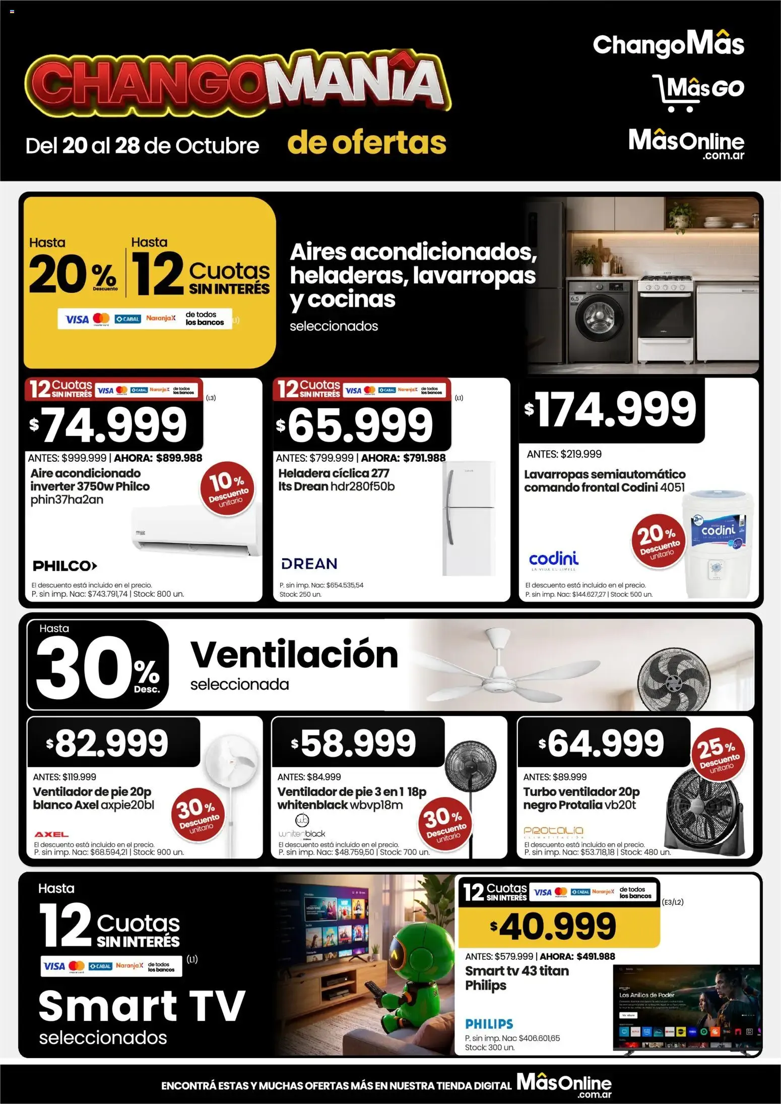 Ofertas de CHANGOMANIA de ofertas 20 de octubre al 28 de octubre 2026 - Página 1 del catálogo