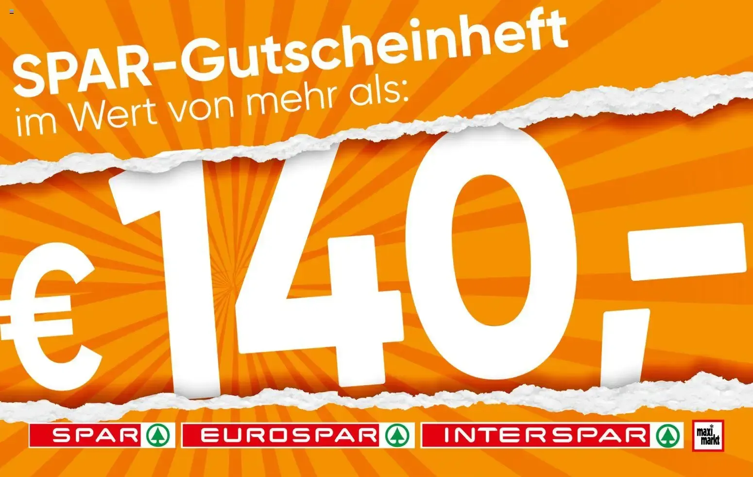 SPAR-Gutscheinheft von 23. Juli bis 12. August 2026 - Flugblätt seite 1