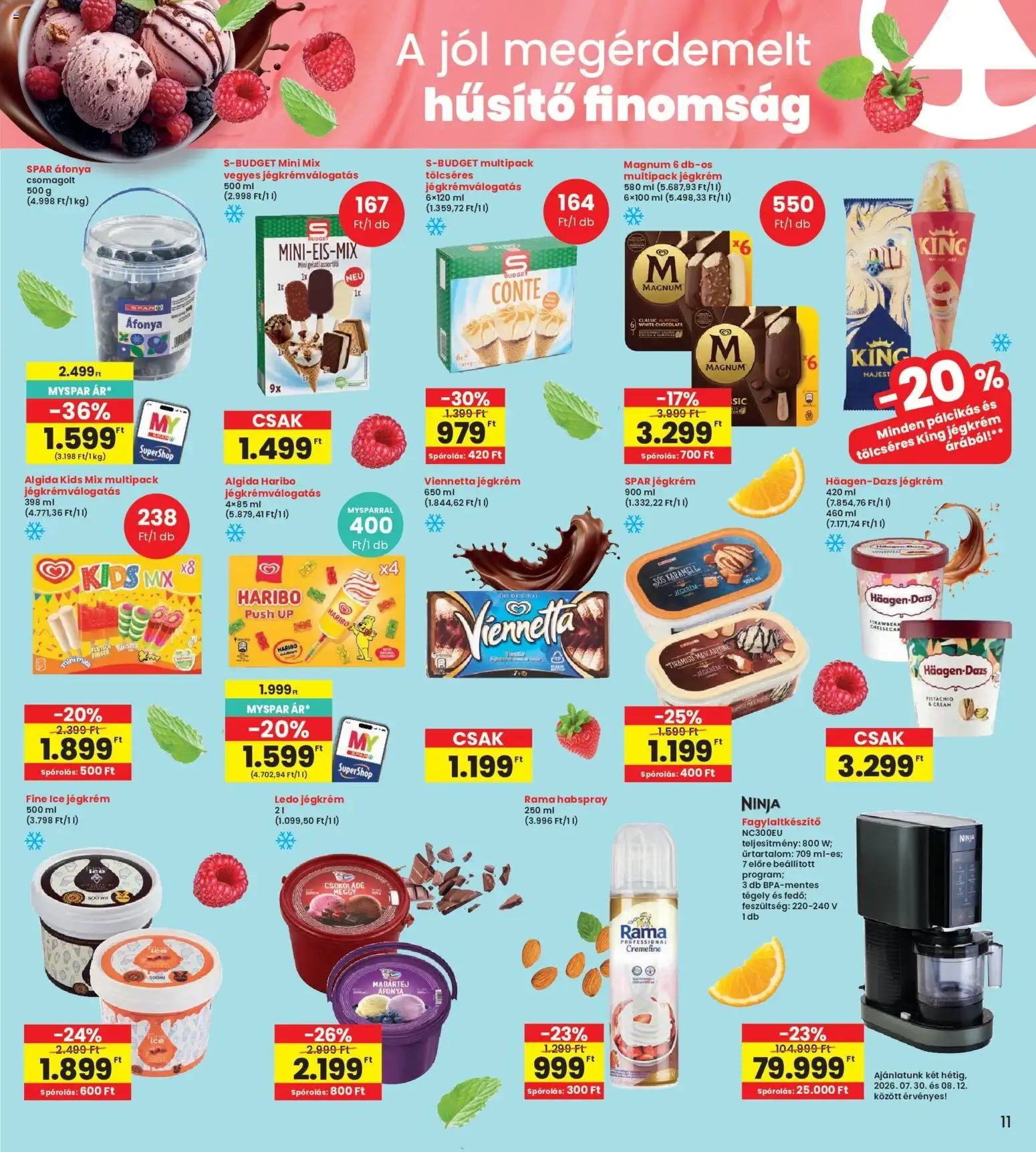 Katalógus Szülinapi akciók és szuper árak! július 30.-tól augusztus 5.-ig 2026. - Oldal 11