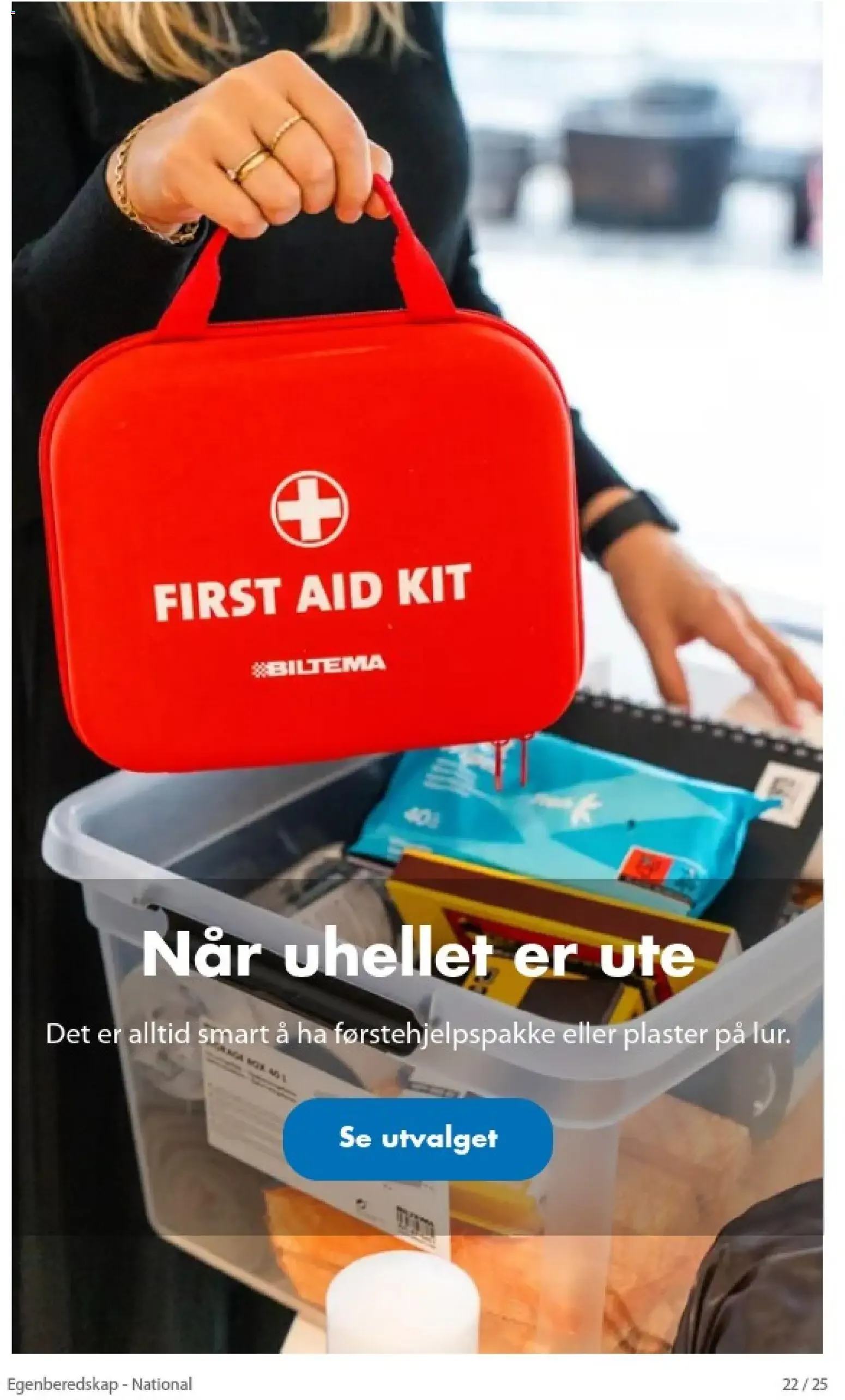 Biltema Egenberedskap fra 21. september til 31. desember 2026 - kundeavisside 22