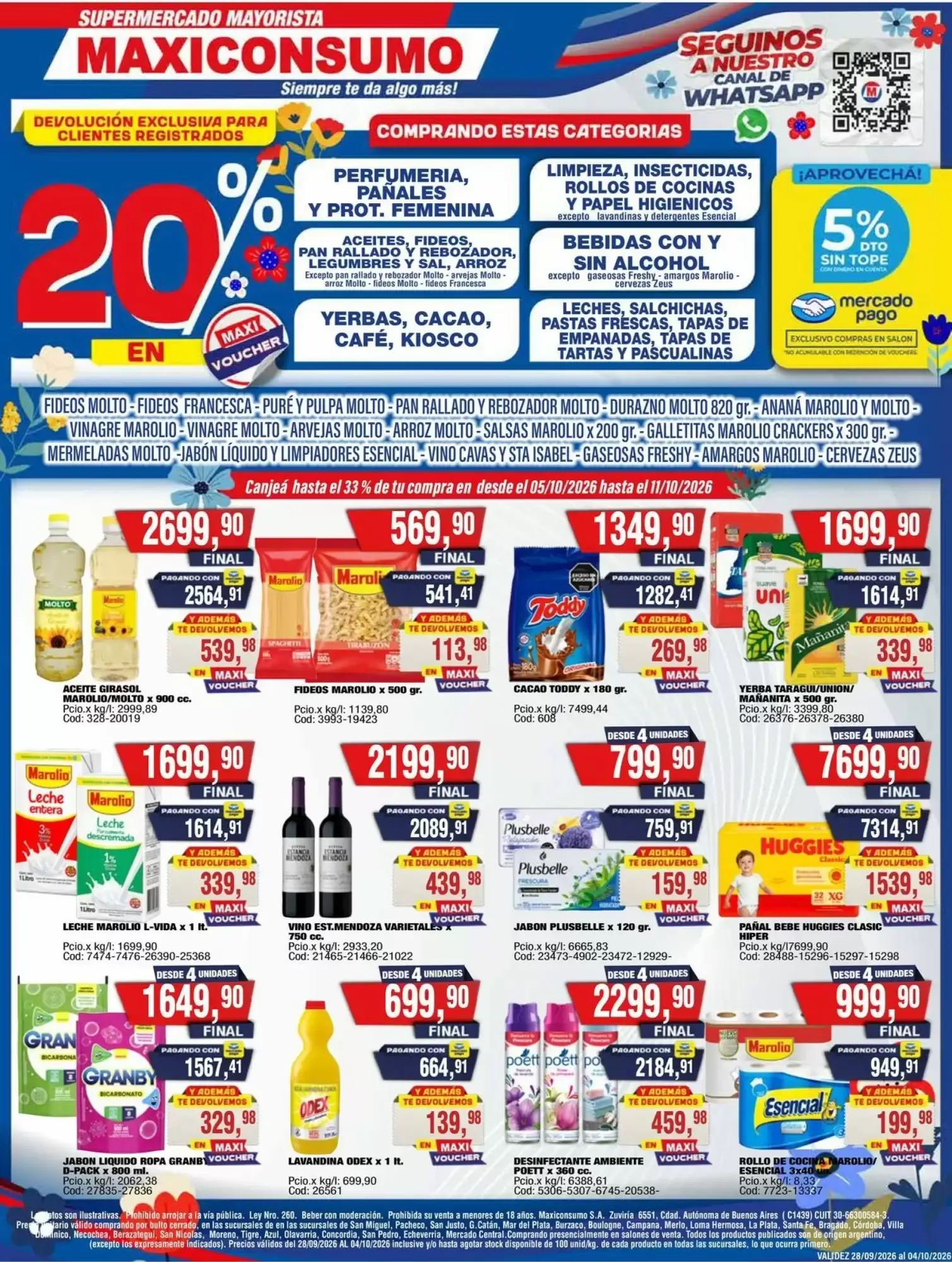 Ofertas de Revista Maxiconsumo semana 41 28 de septiembre al 4 de octubre 2026 - Página 1 del catálogo