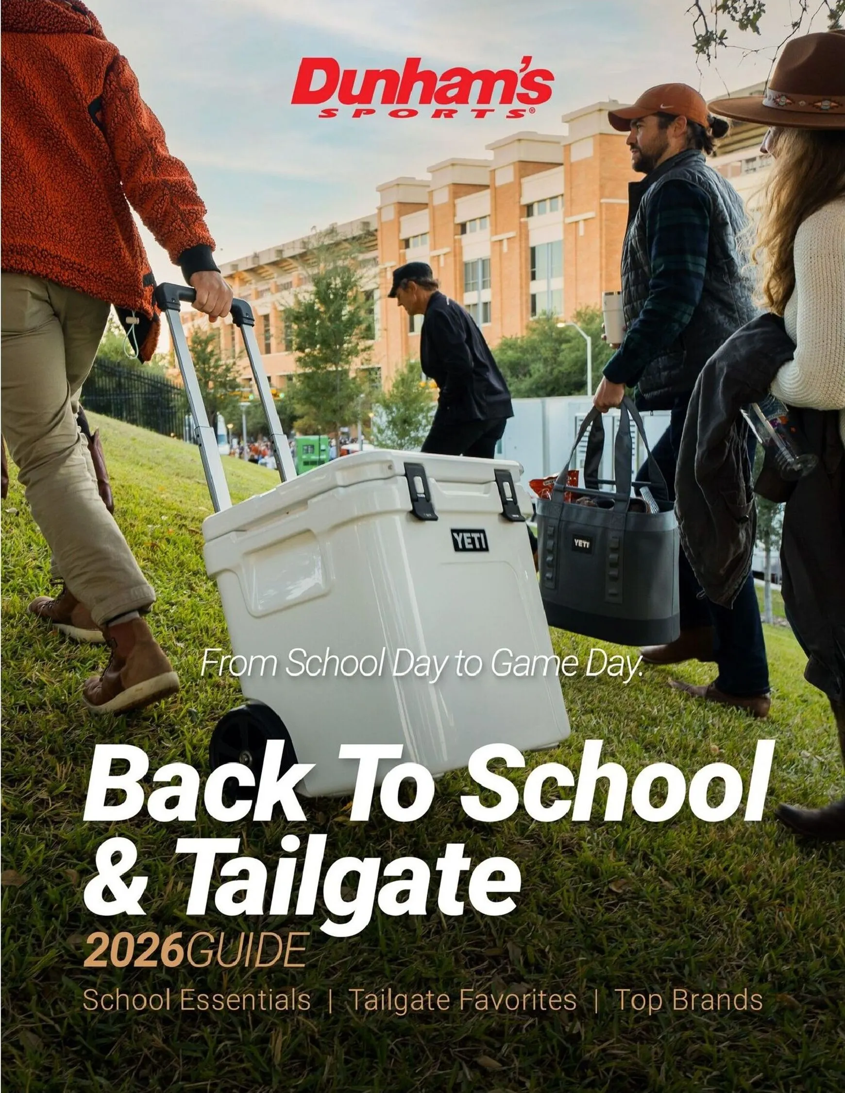 Current Dunham's Sports - Back To School & Tailgate Guide leaflet valid from Thursday 07/16/2026 to Wednesday 09/30/2026
