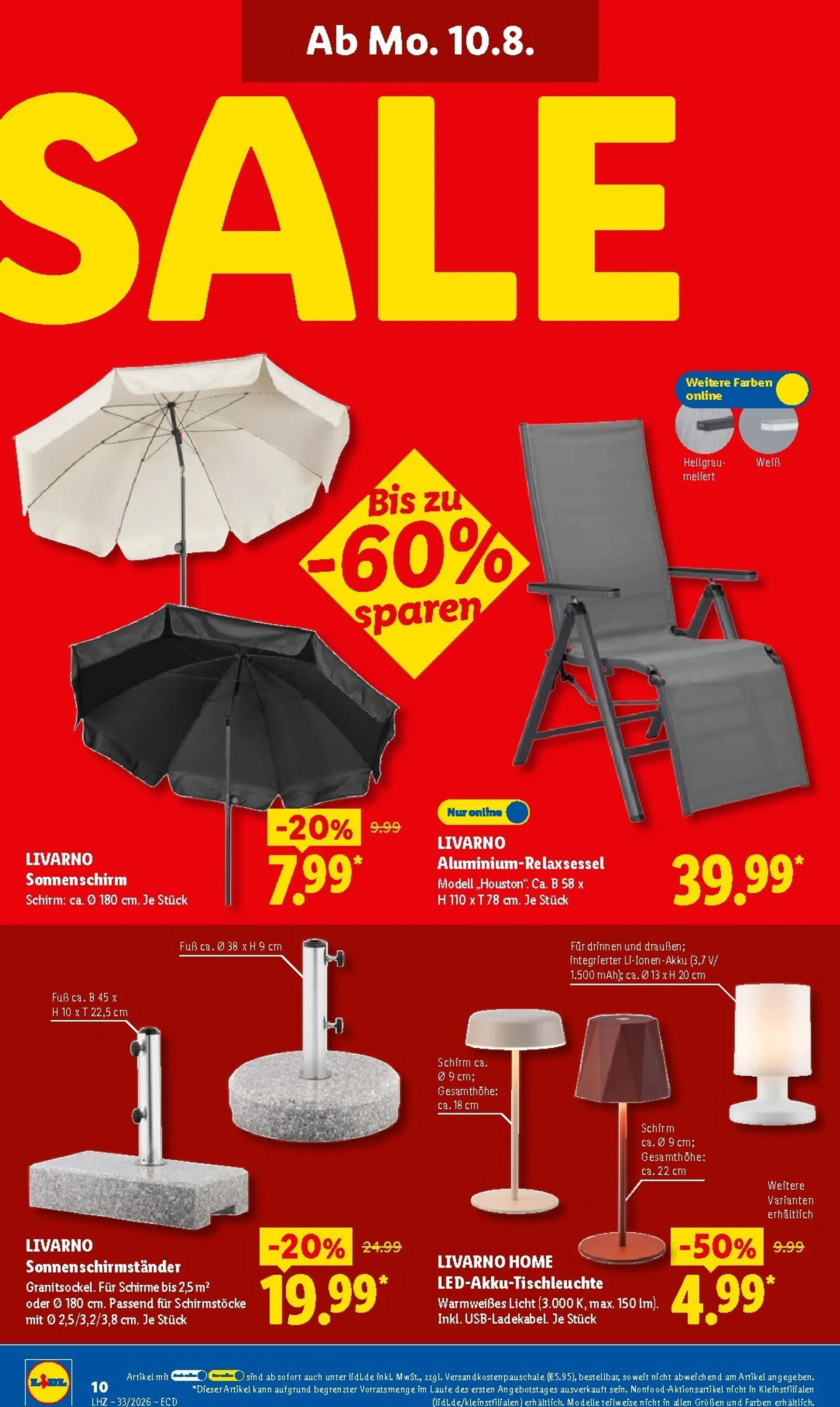 Lidl: Sparen beim Preisführer, Spanische Woche & Sale von 10. August bis 15. August 2026 - Prospekt seite 27