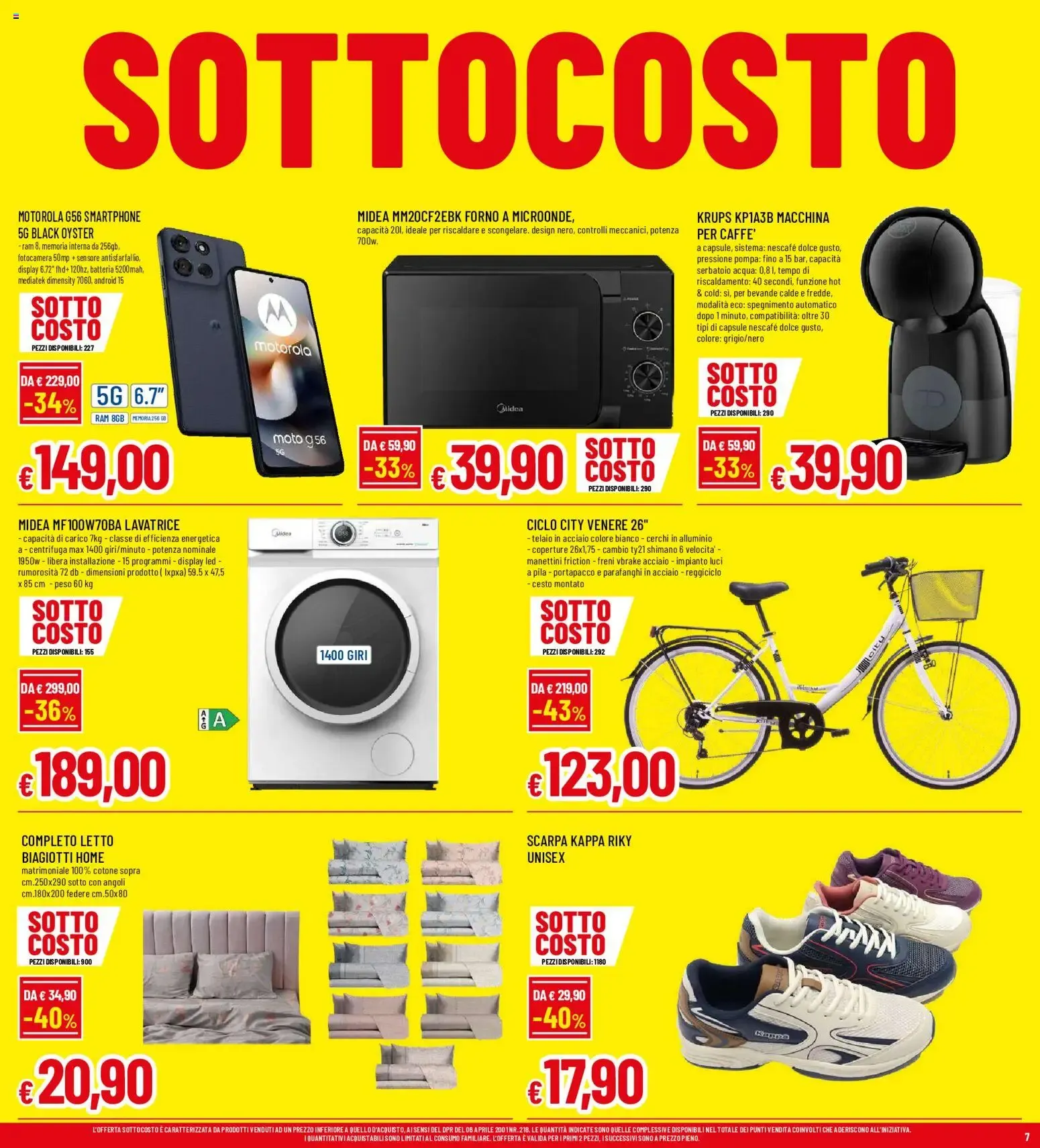 Famila Sottocosto da 3 settembre a 12 settembre di 2026 - Pagina del volantino 7