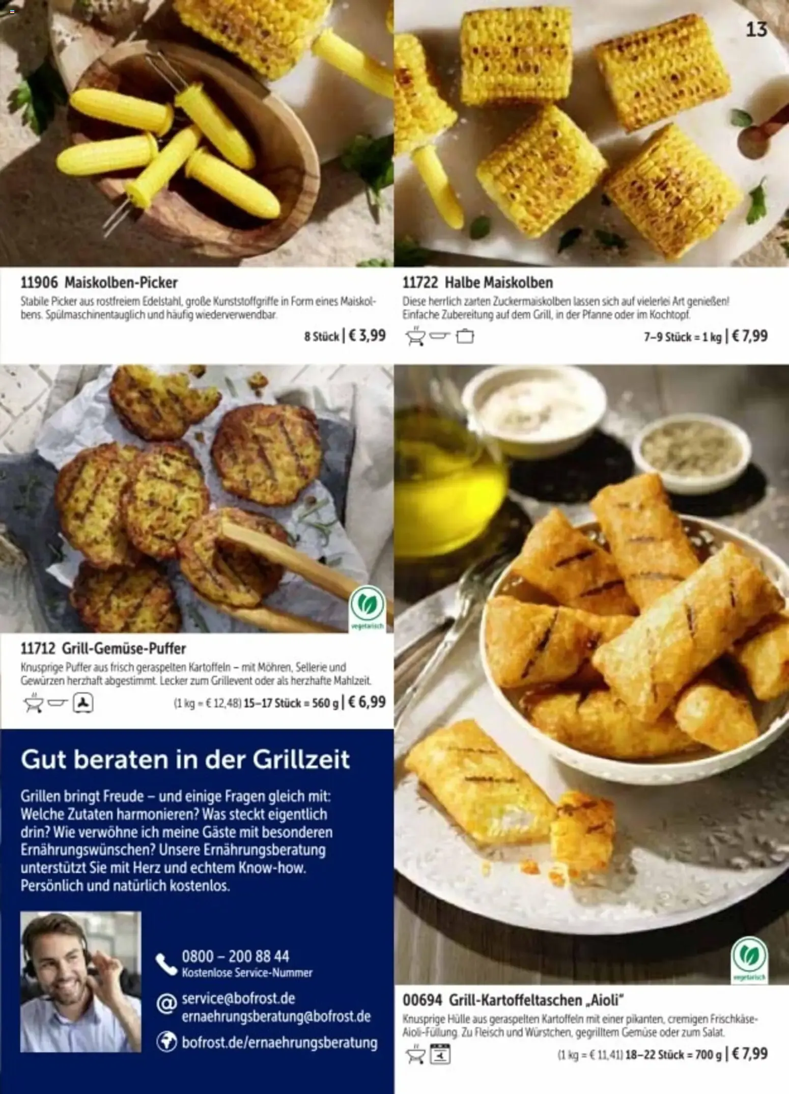 Bofrost Katalog Sommerprogramm (ab 20.04.2026) zum Blättern von 20. April bis 6. September 2026 - Prospekt seite 13