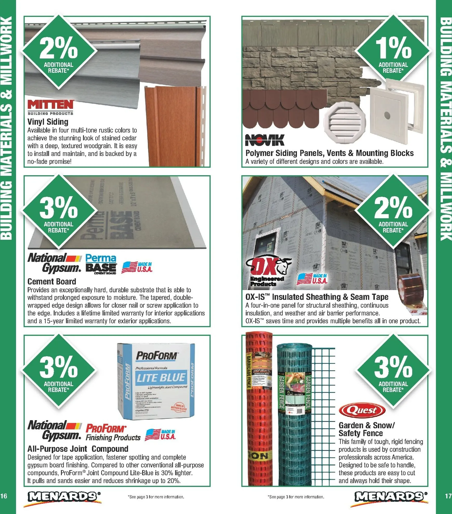 Weekly promotion Current Menards - Contractor Card leaflet valid from Thursday 01/01/2026 to Thursday 12/31/2026 spanning from January 1 to December 31 2026 - Page 9 for Catalogue 365