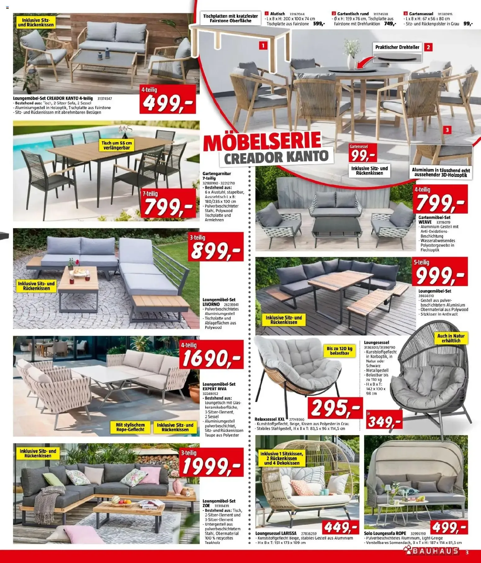 Bauhaus Pasching, Wels, Steyr von 22.07.2026 - Aktuelle Angebote von 22. Juli bis 11. August 2026 - Flugblätt seite  3
