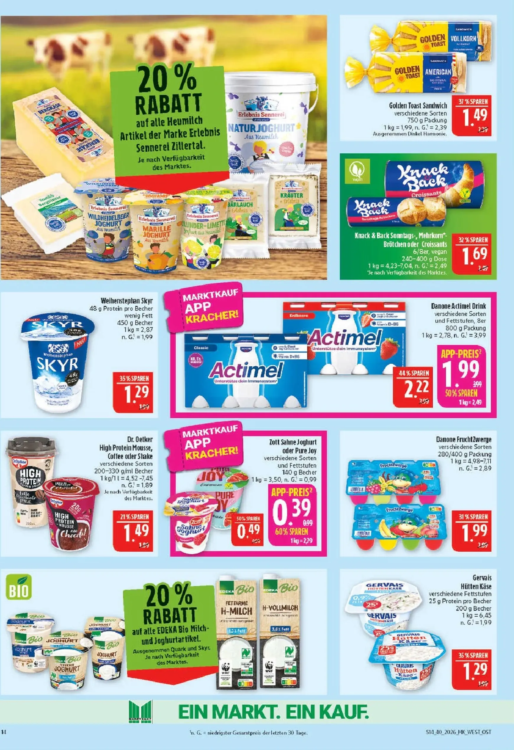 Marktkauf Prospekt nächste Woche – von Montag 28.09.2026 bis Freitag 02.10.2026 von 28. September bis 2. Oktober 2026 - Prospekt seite 14