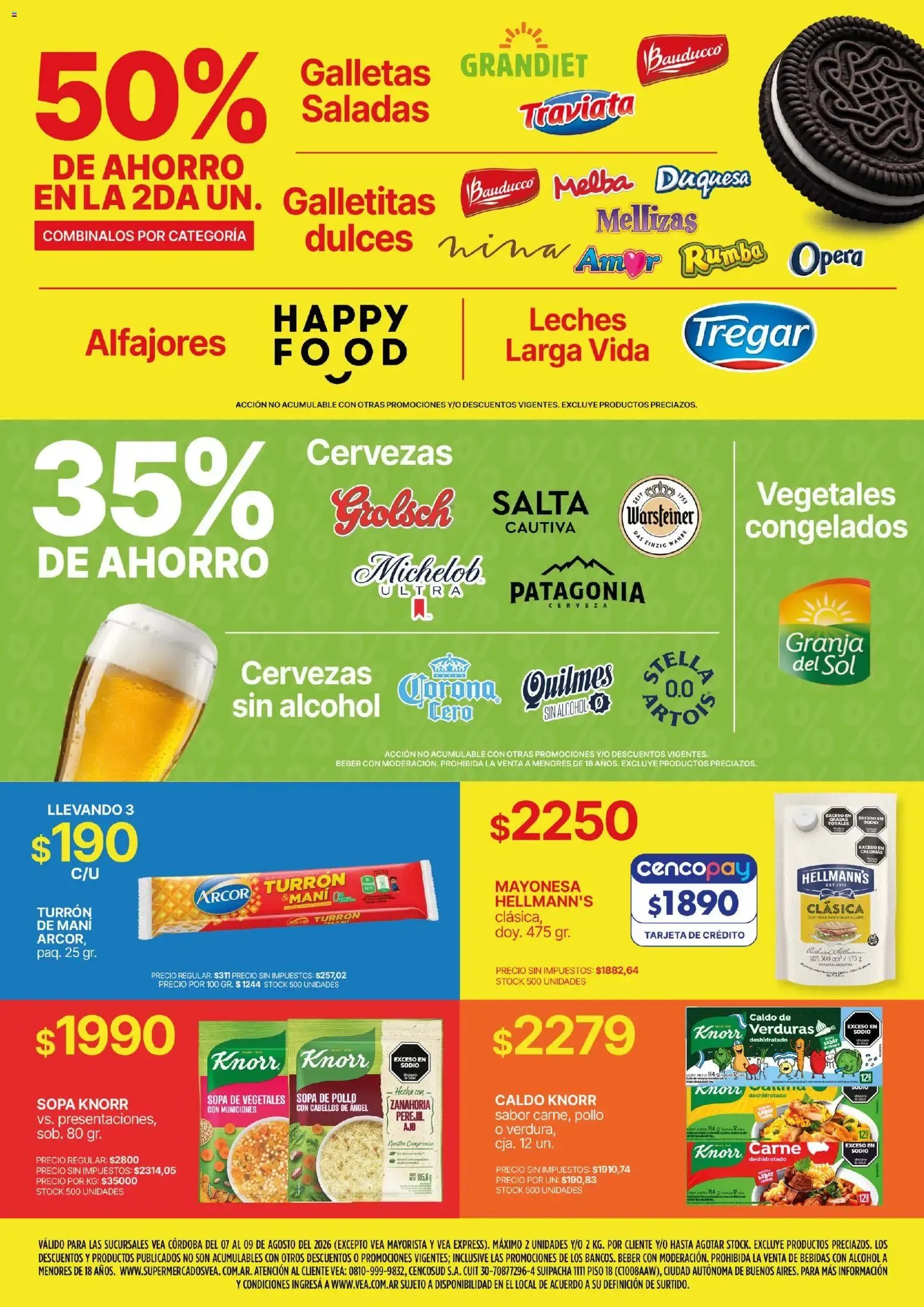 Ofertas de Vea - Fin de semana de ahorro Córdoba del 07/08/2026 - 09/08/2026 7 de agosto al 9 de agosto 2026 - Página 4 del catálogo