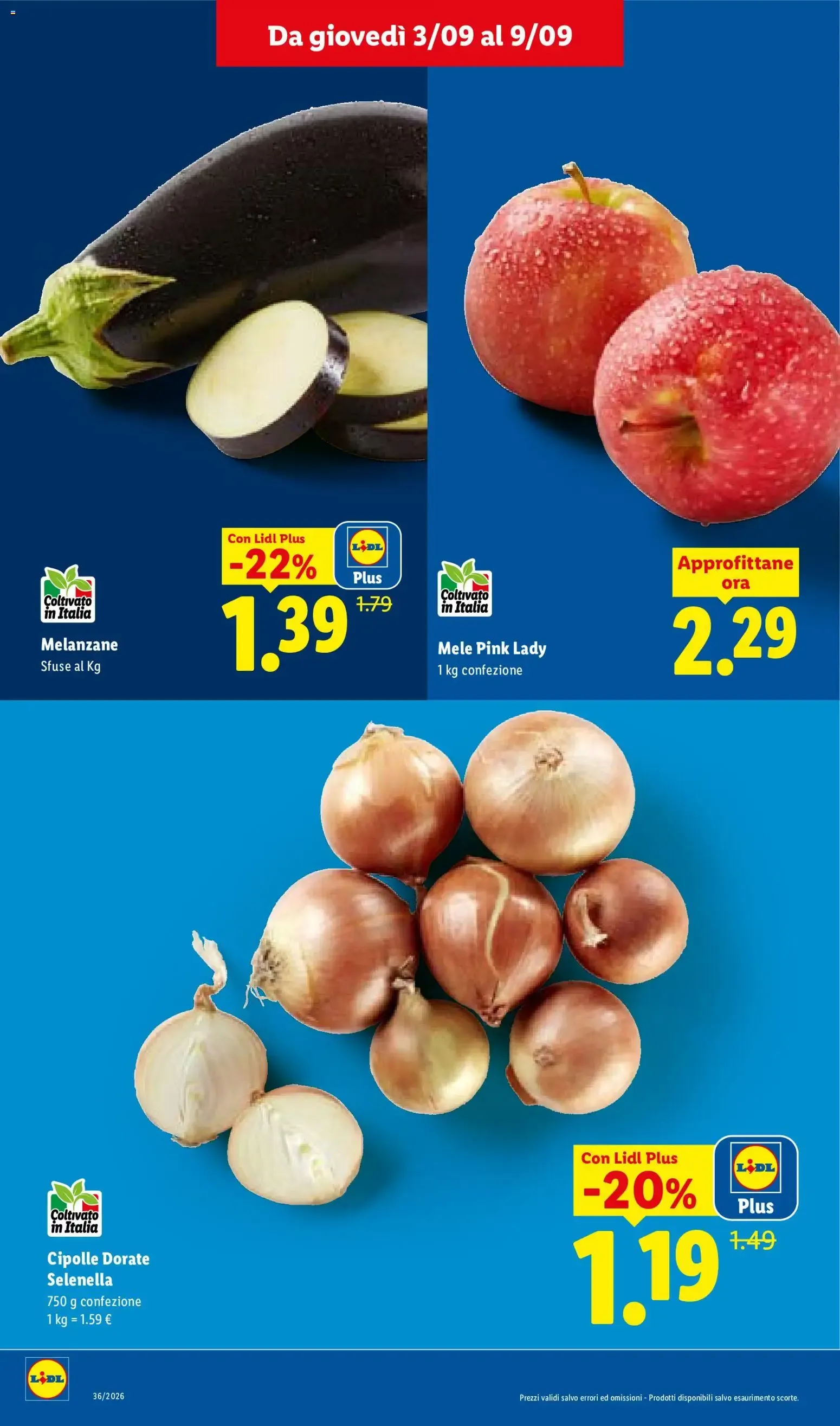 LIDL Sotto Costo da 3 settembre a 9 settembre di 2026 - Pagina del volantino 16