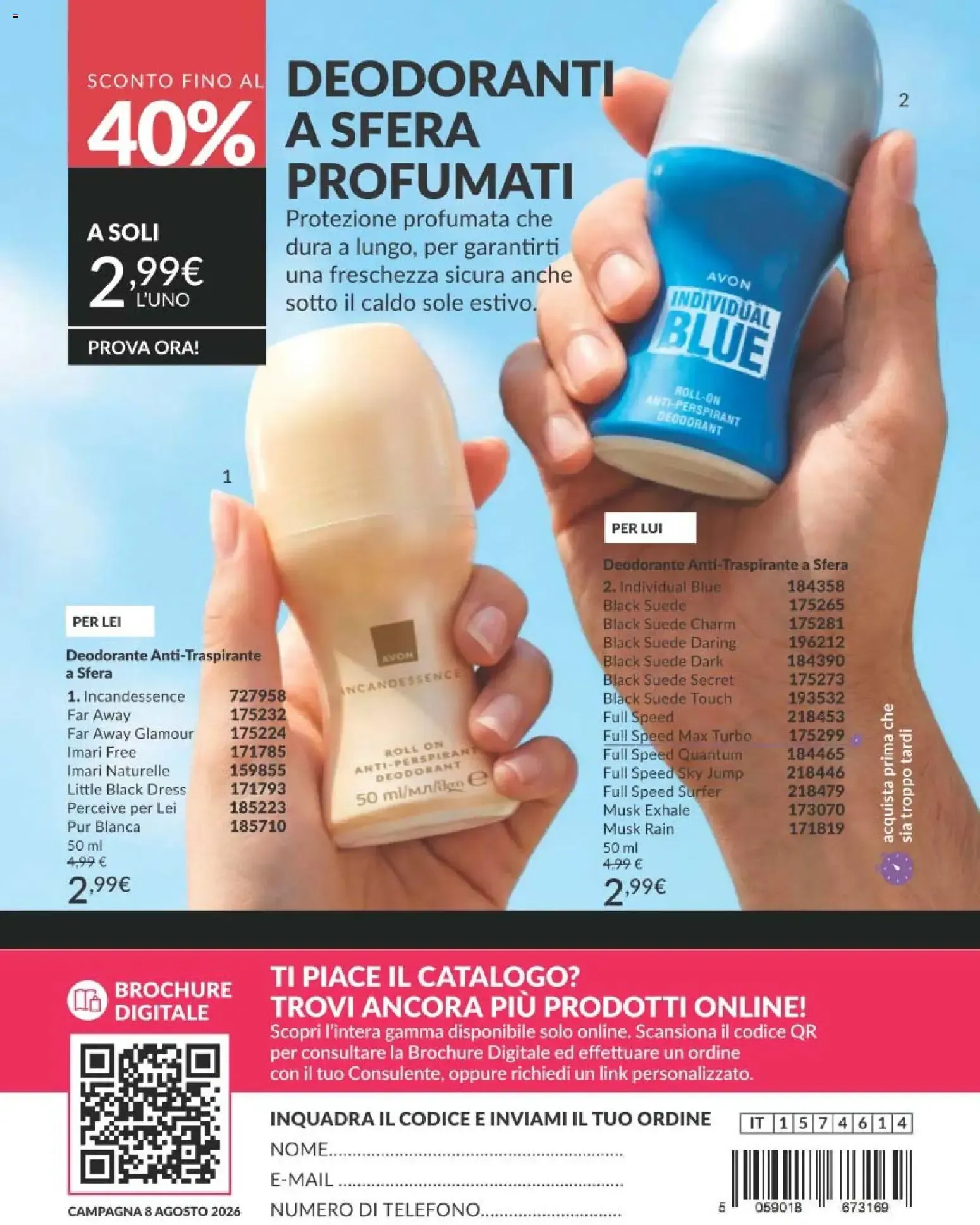 Avon volantino dal 01/08/2026 - online Offerte da 1 agosto a 31 agosto di 2026 - Pagina del volantino 4