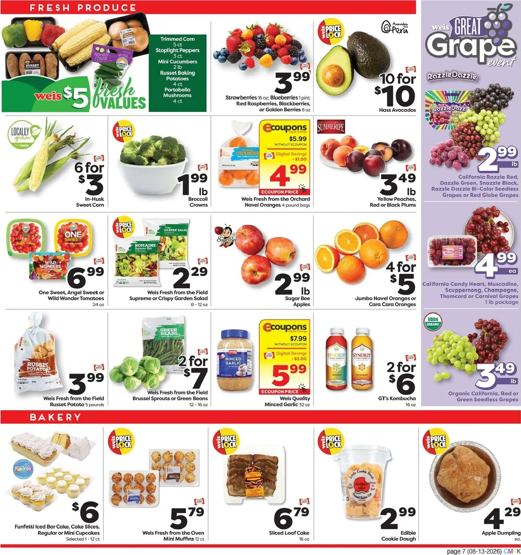 Weekly ad Current Weis Markets - Price Lock leaflet valid from Thursday 08/13/2026 to Wednesday 09/09/2026 from August 13 to September 9 2026 - Page 10