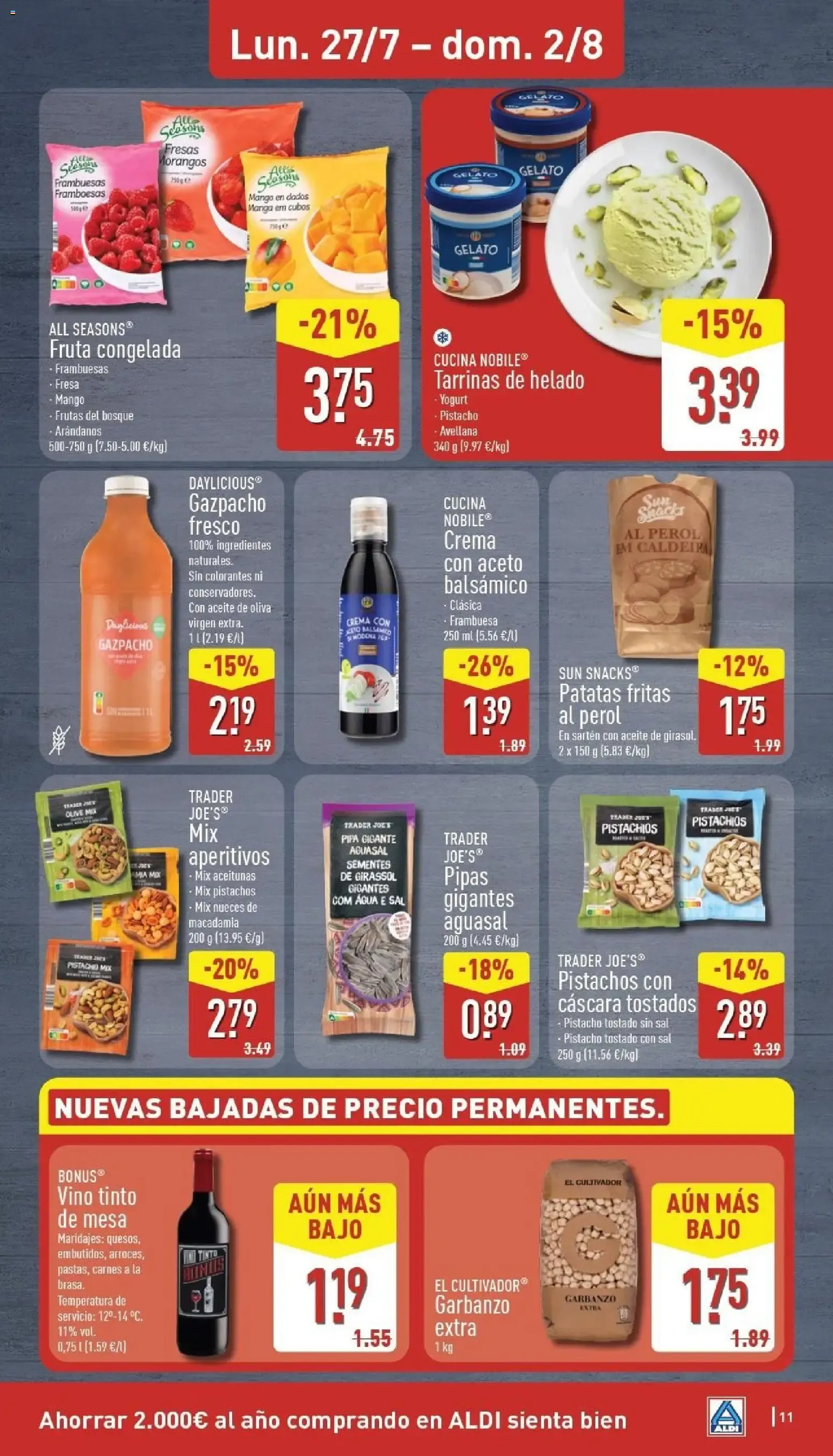 Catálogo de Aldi: Frescura a precios para tirarse a la piscina 27 de julio al 2 de agosto 2026 - Página 11