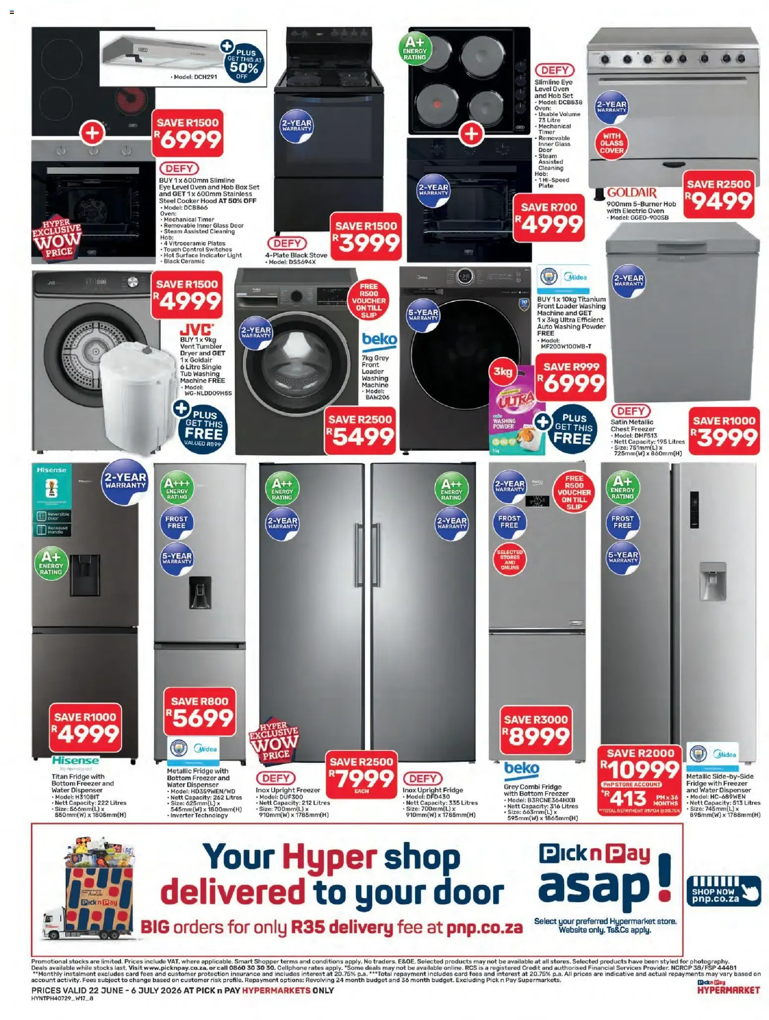 Pick n Pay - Hypermarket Kitchen & Home Specials (22/06/2026 - 06/07/2026) Online from 22 June to 6 July 2026 - Catalogue Page 8