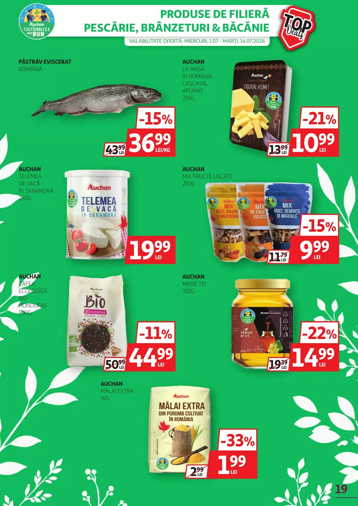 Catalog Catalog Auchan de la 1 iulie până la 14 iulie 2026 - Revista Pagina 19