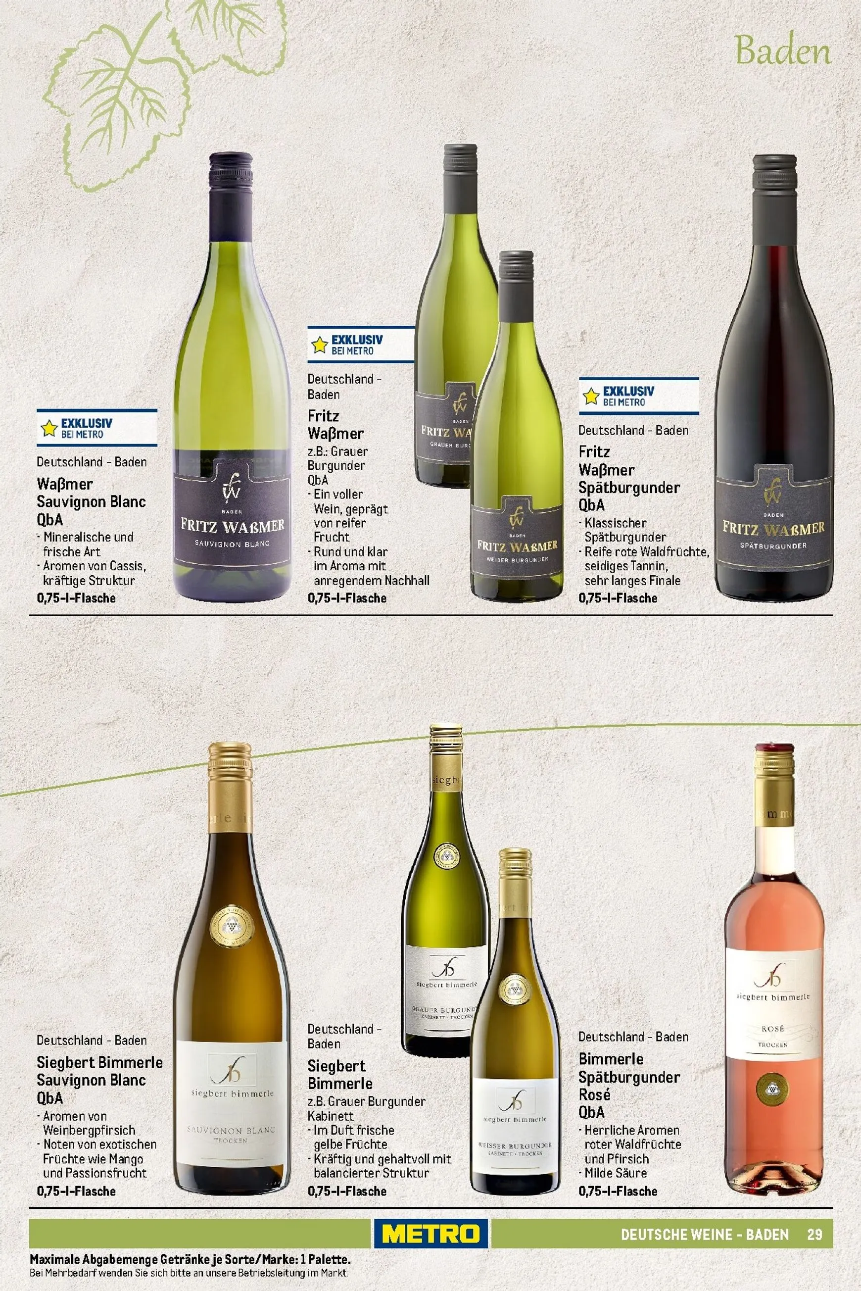 Sortimentskatalog Wein und Sekt für die perfekte Weinkarte von 1. November bis 30. September 2026 - Prospekt seite 30