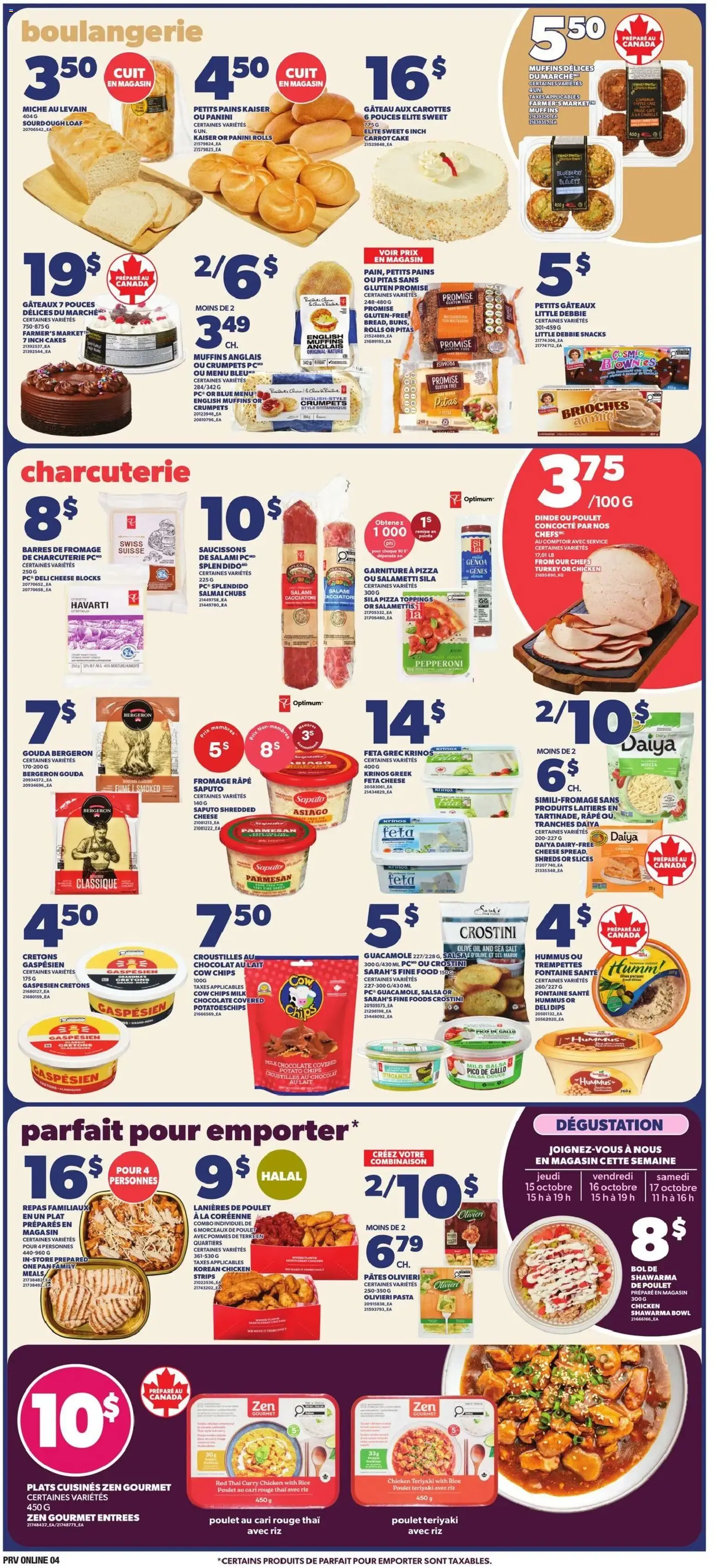 Provigo weekly flyer / circulaire from Oct 15, 2026 > weekly specials & deals from October 15 to October 21 2026 - flyer page 4