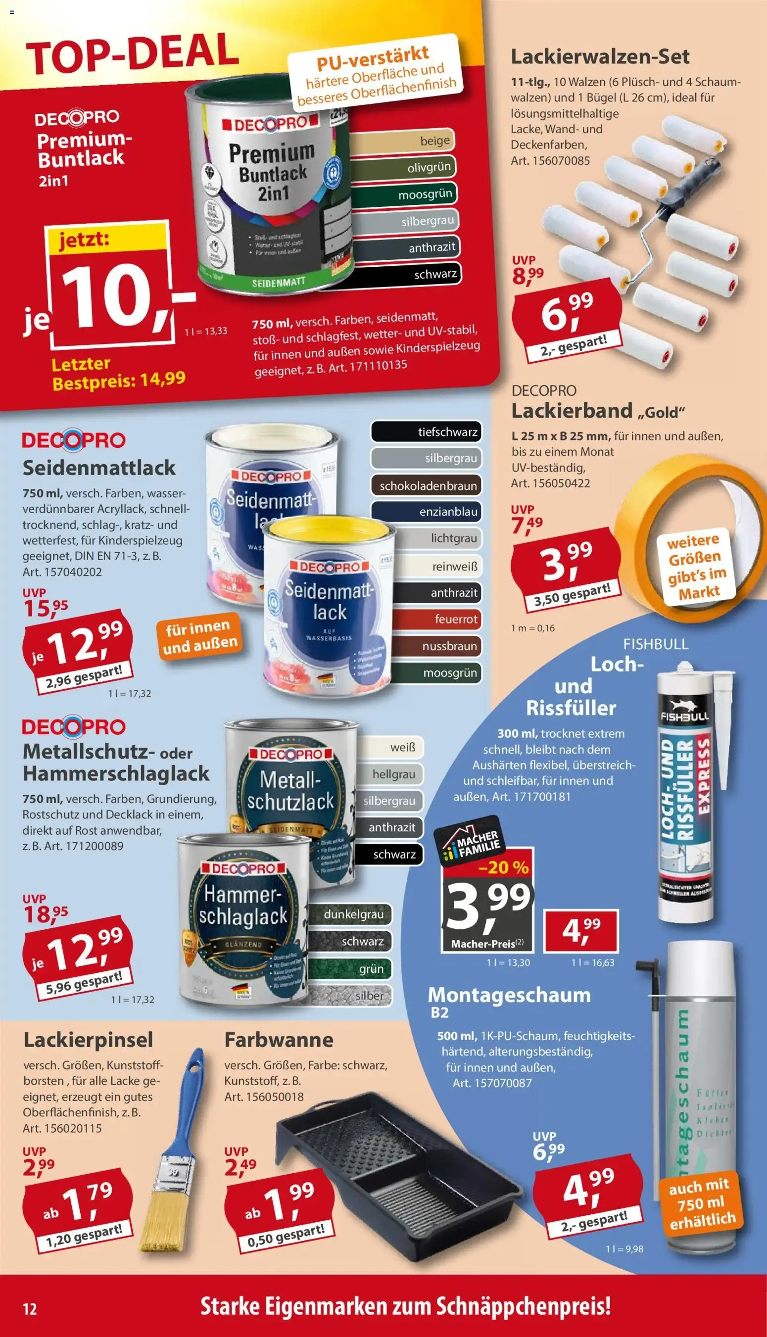 Sonderpreis Baumarkt Prospekt (ab 12.09.2026) zum Blättern von 12. September bis 18. September 2026 - Prospekt seite 12