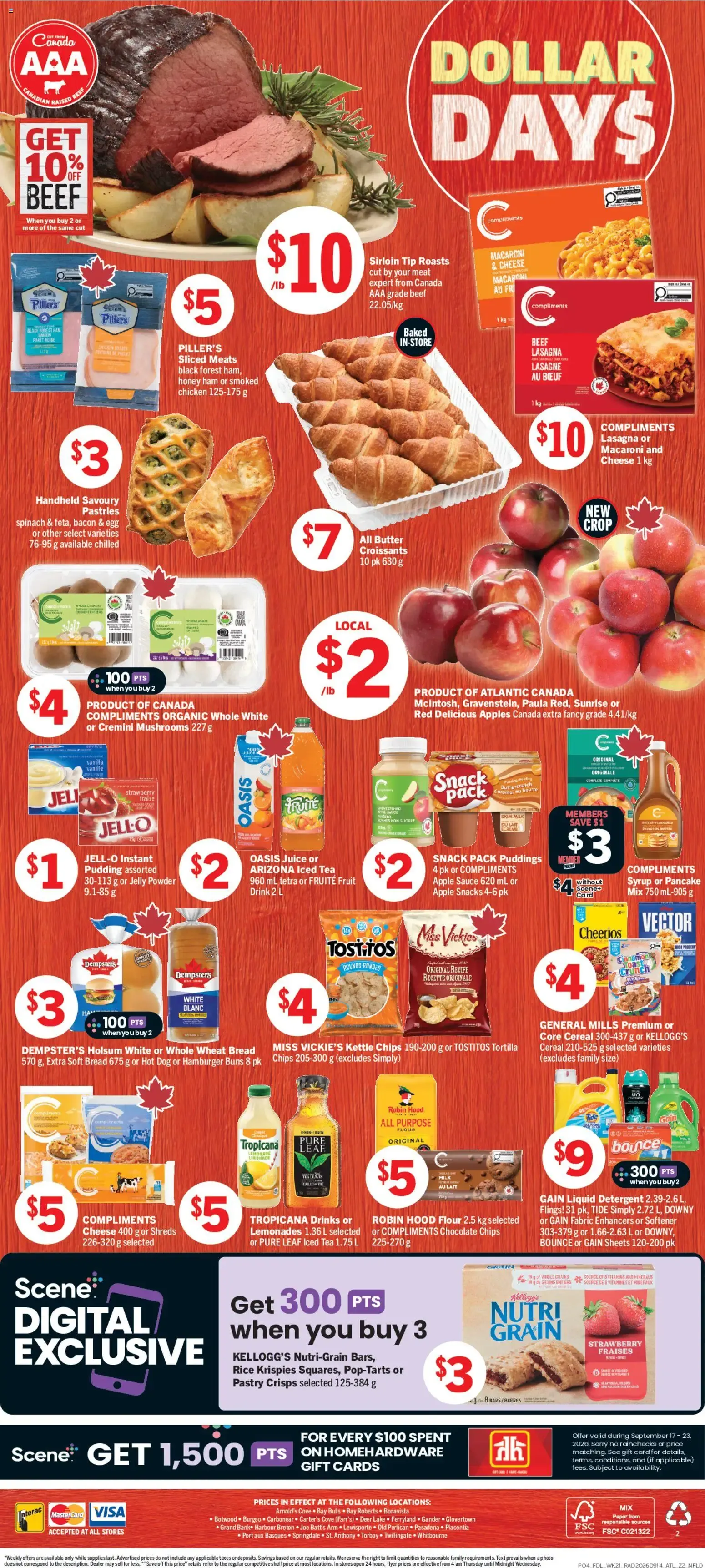 Foodland weekly flyer / circulaire from Sep 17, 2026 > weekly specials & deals from September 17 to September 23 2026 - flyer page 2