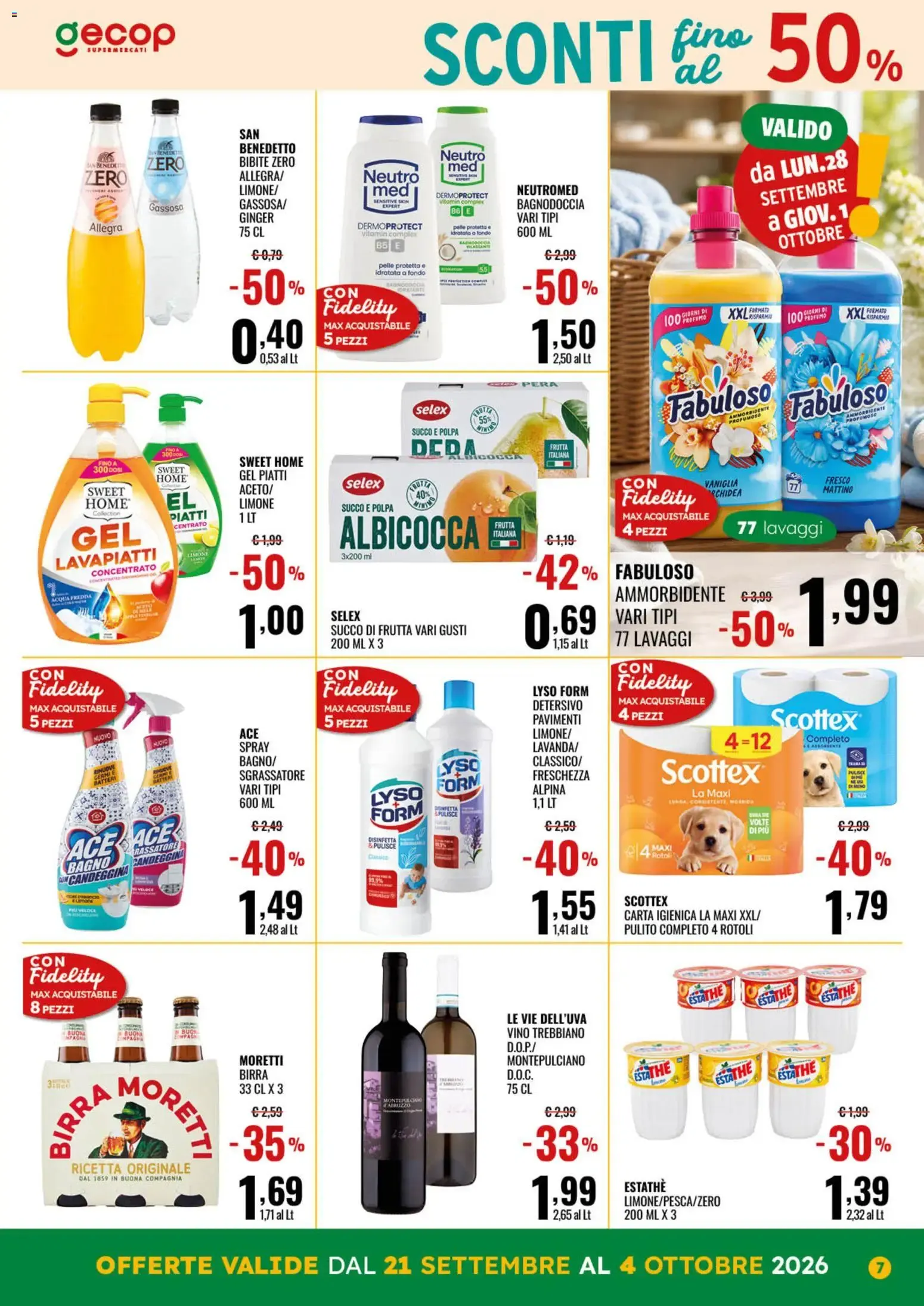 Nuovo GECOP volantino dal 21/09/2026 > offerte anteprima 🛍️ da 21 settembre a 4 ottobre di 2026 - Pagina del volantino 7