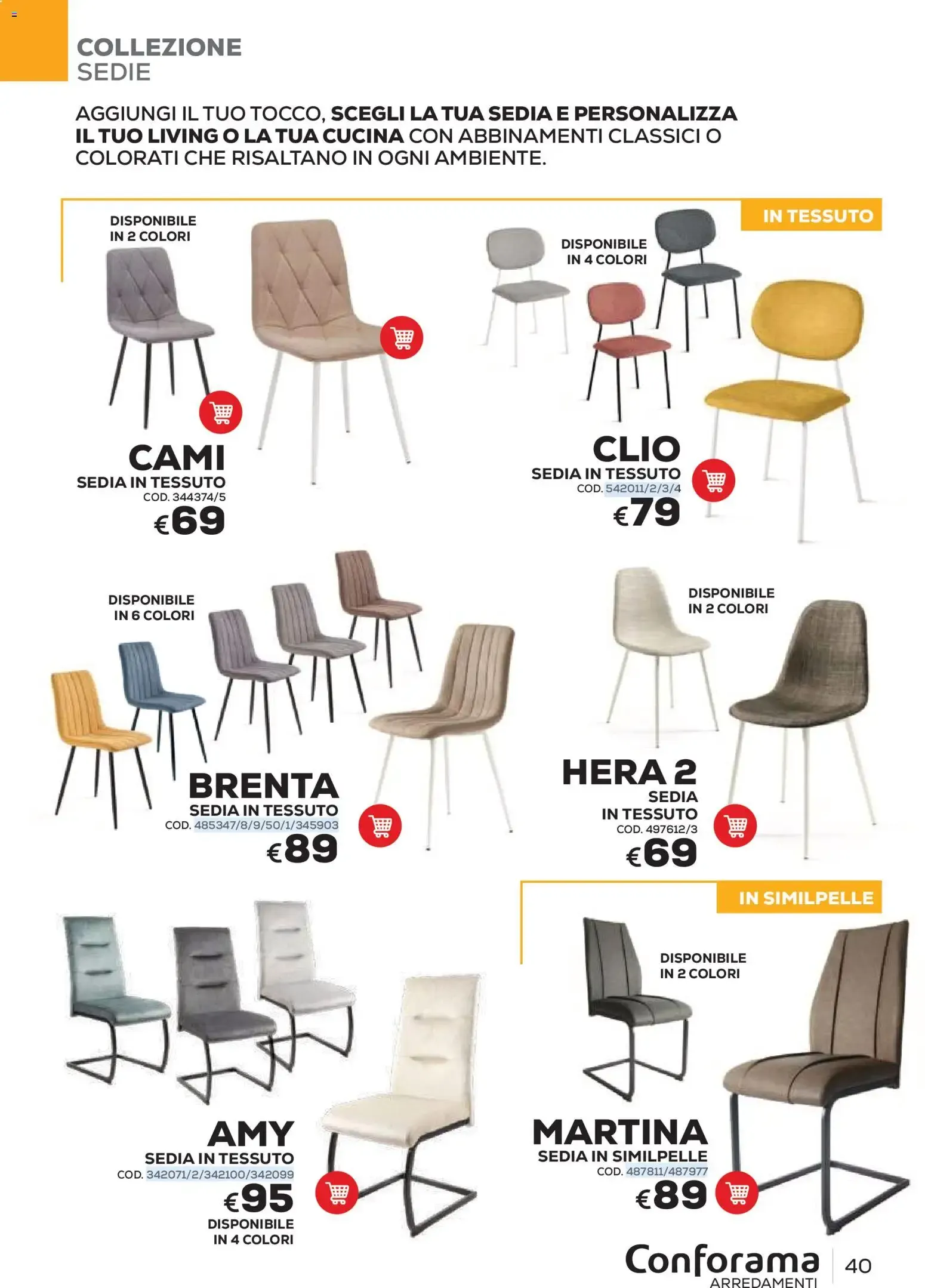 Conforama Arredamenti - Catalogo Primavera/Estate 2026 da 22 giugno a 30 settembre di 2026 - Pagina del volantino 40