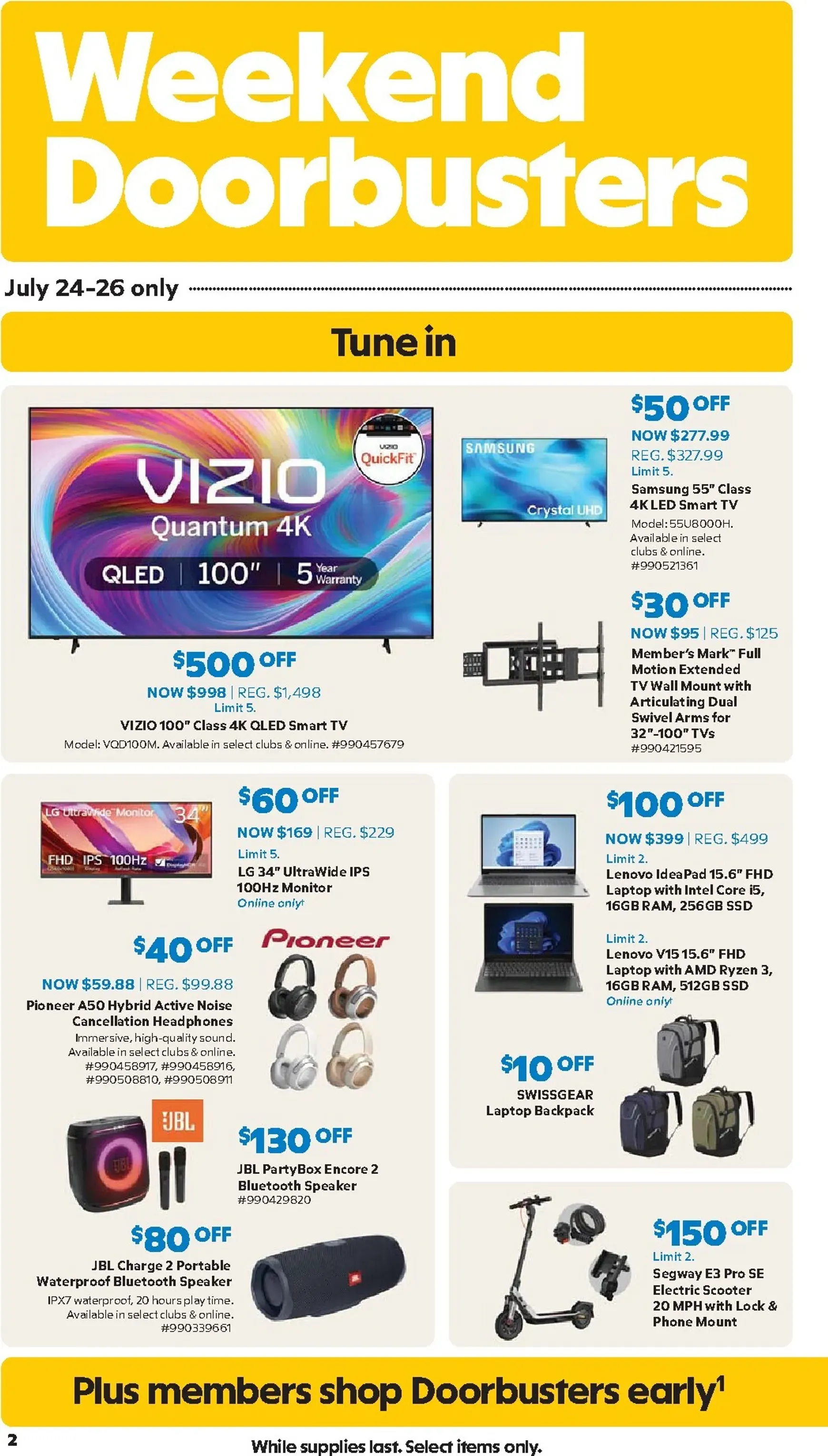 Weekly promotion Instant Savings spanning from July 22 to August 16 2026 - Page 2 for Catalogue 365