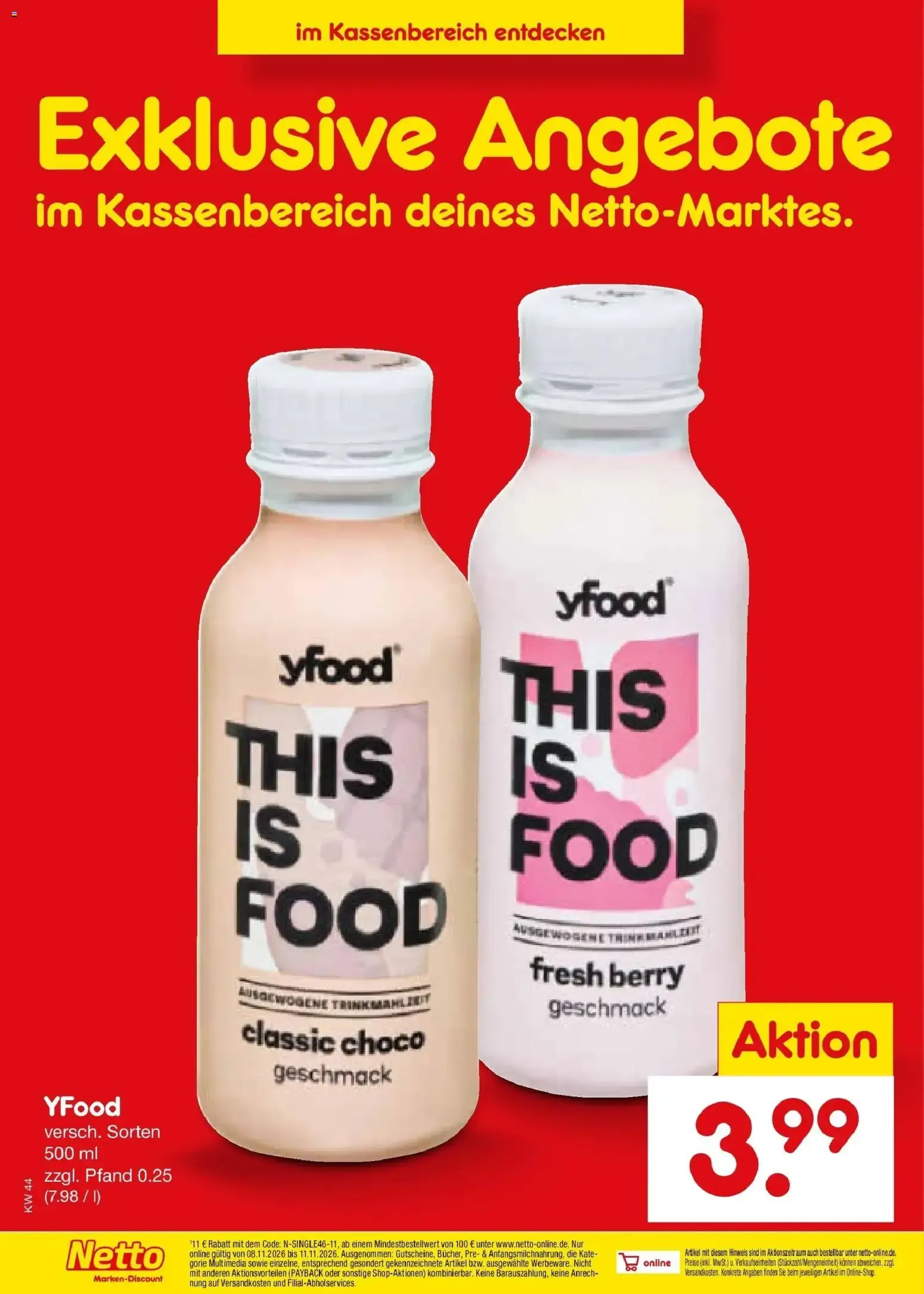 Netto Marken-Discount Prospekt Leipzig (ab 26.10.2026) » Angebote von 26. Oktober bis 30. Oktober 2026 - Prospekt seite 44