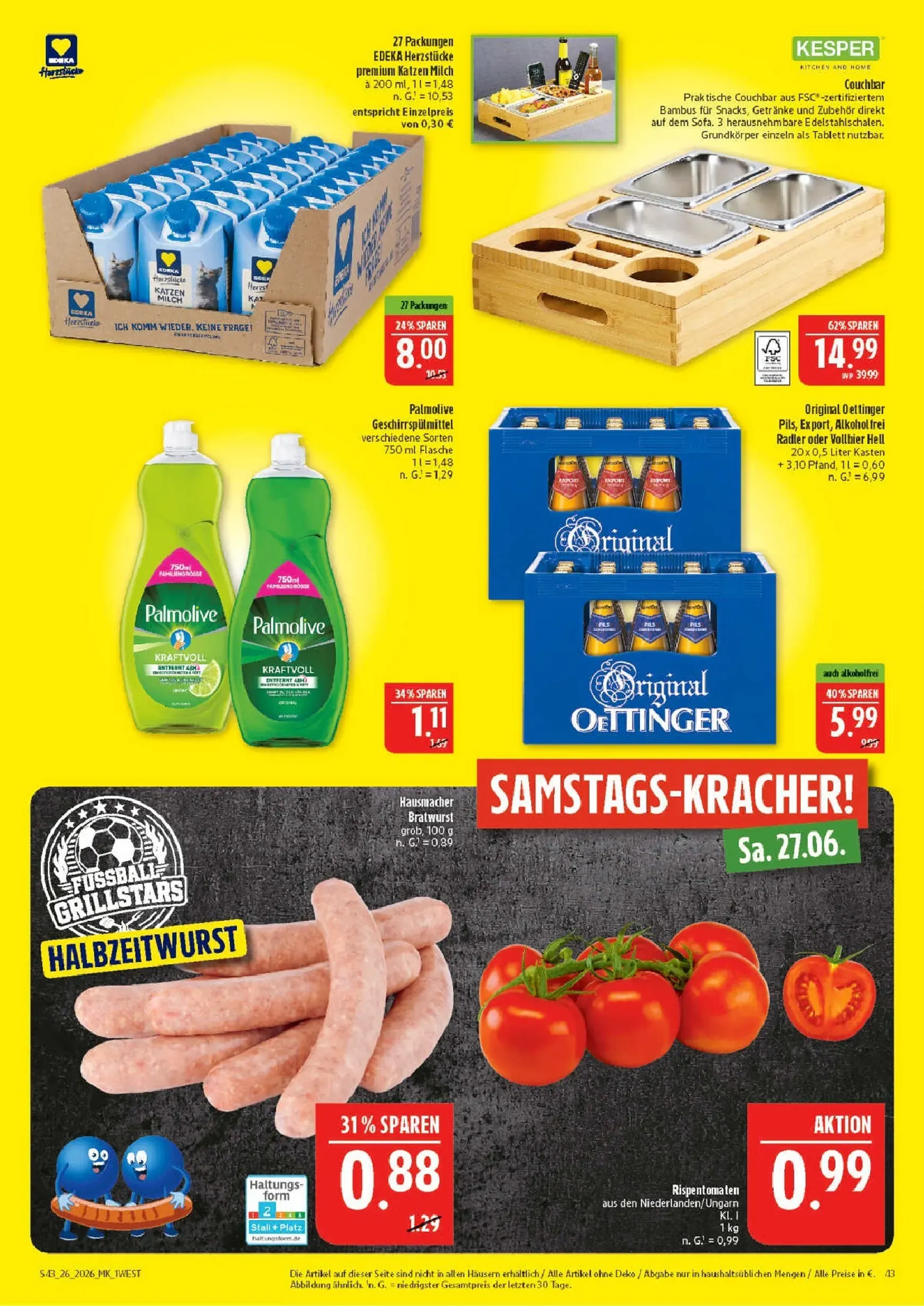 Marktkauf Prospekt – von Montag 22.06.2026 bis Samstag 27.06.2026 von 22. Juni bis 27. Juni 2026 - Prospekt seite 43