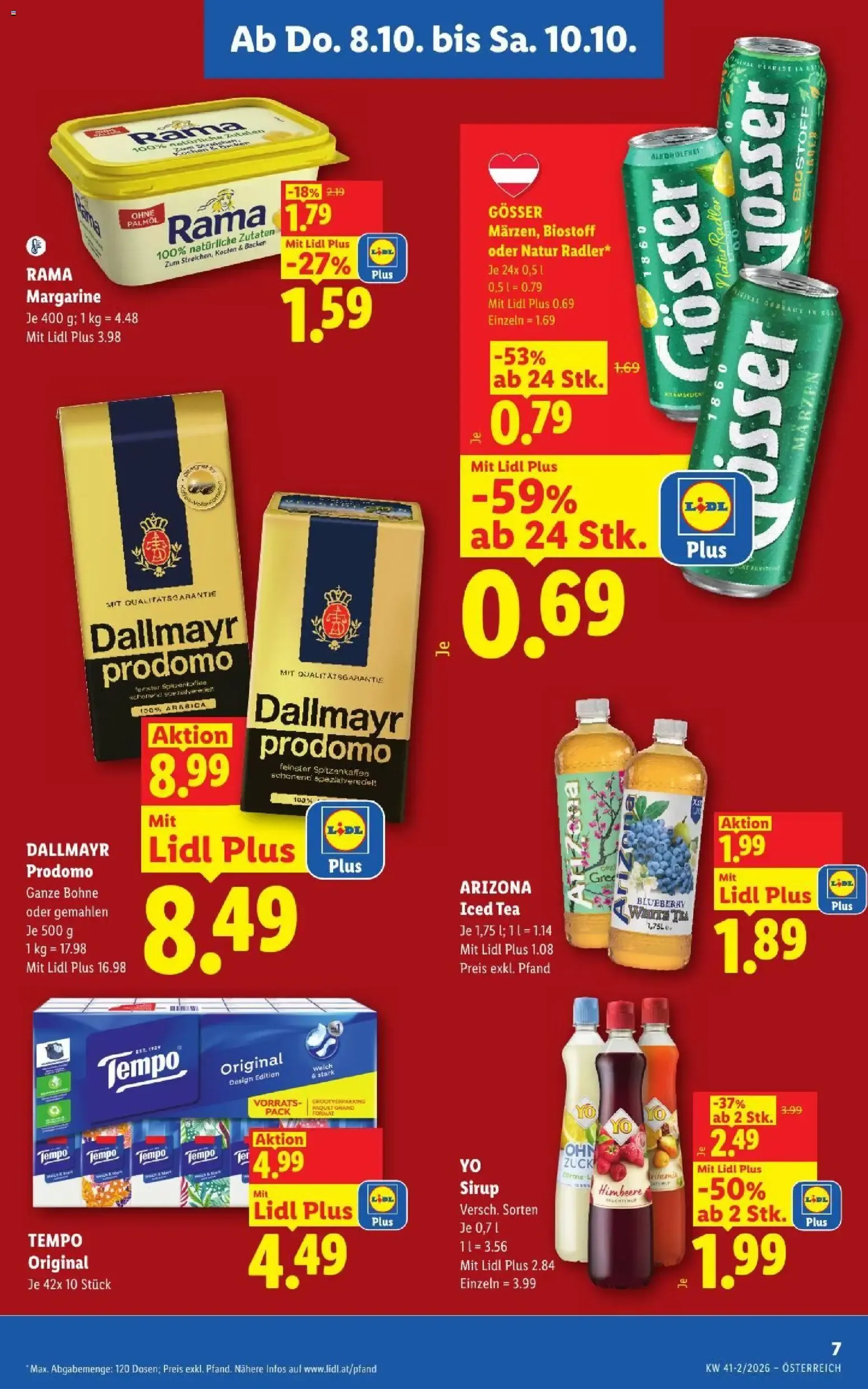 Lidl Aktion von 8. Oktober bis 10. Oktober 2026 - Flugblätt seite  9